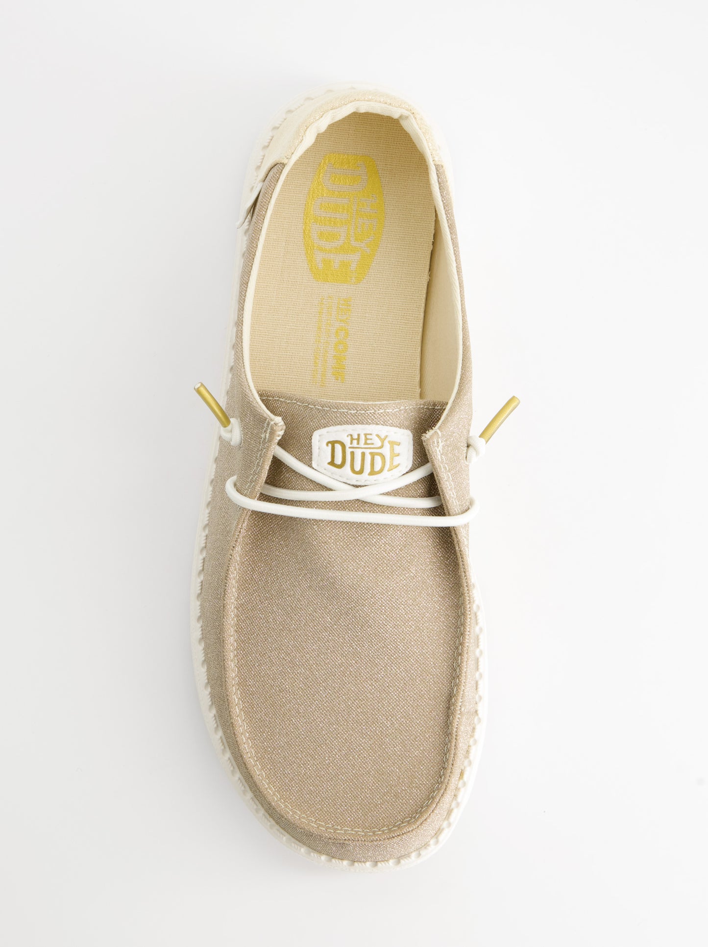 Mocasines acabado brillante slip-on - Hey Dude Wendy Metallic Sparkle