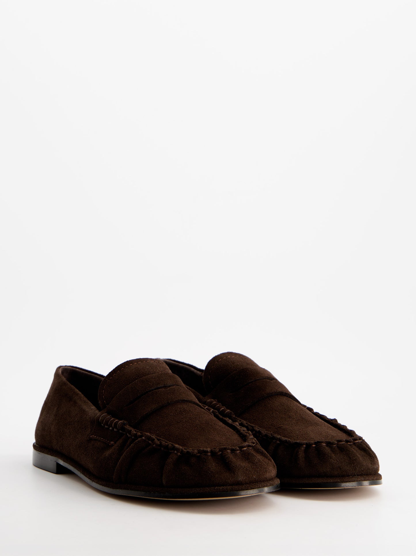 Brown suede loafers - ULK Lara