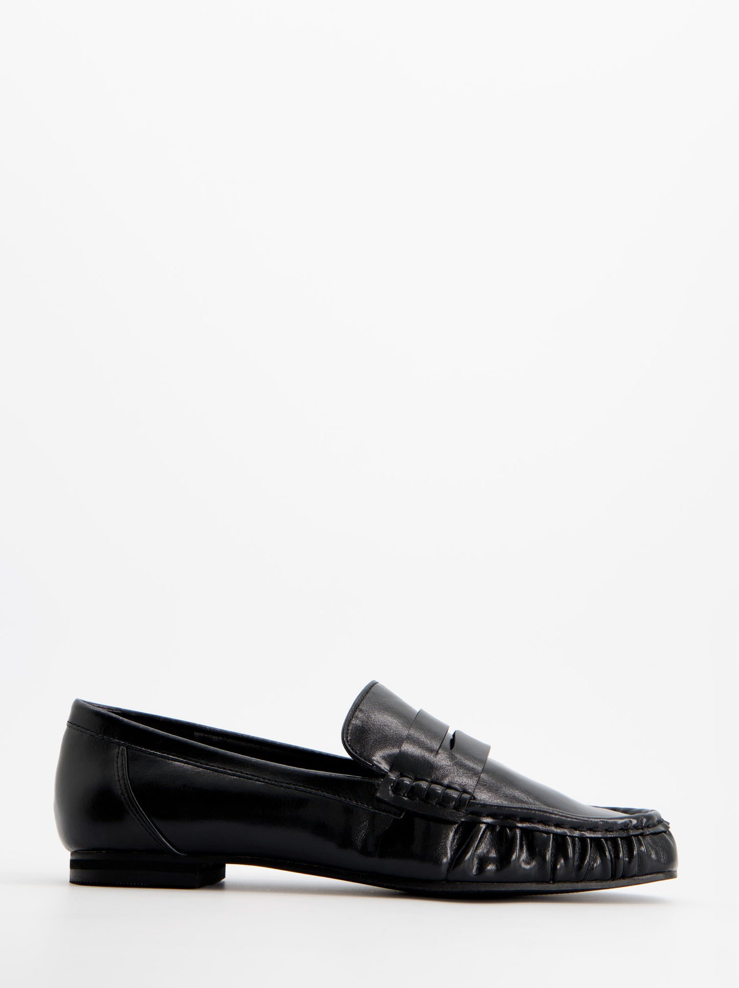 Black leather loafers - ULK Aurora