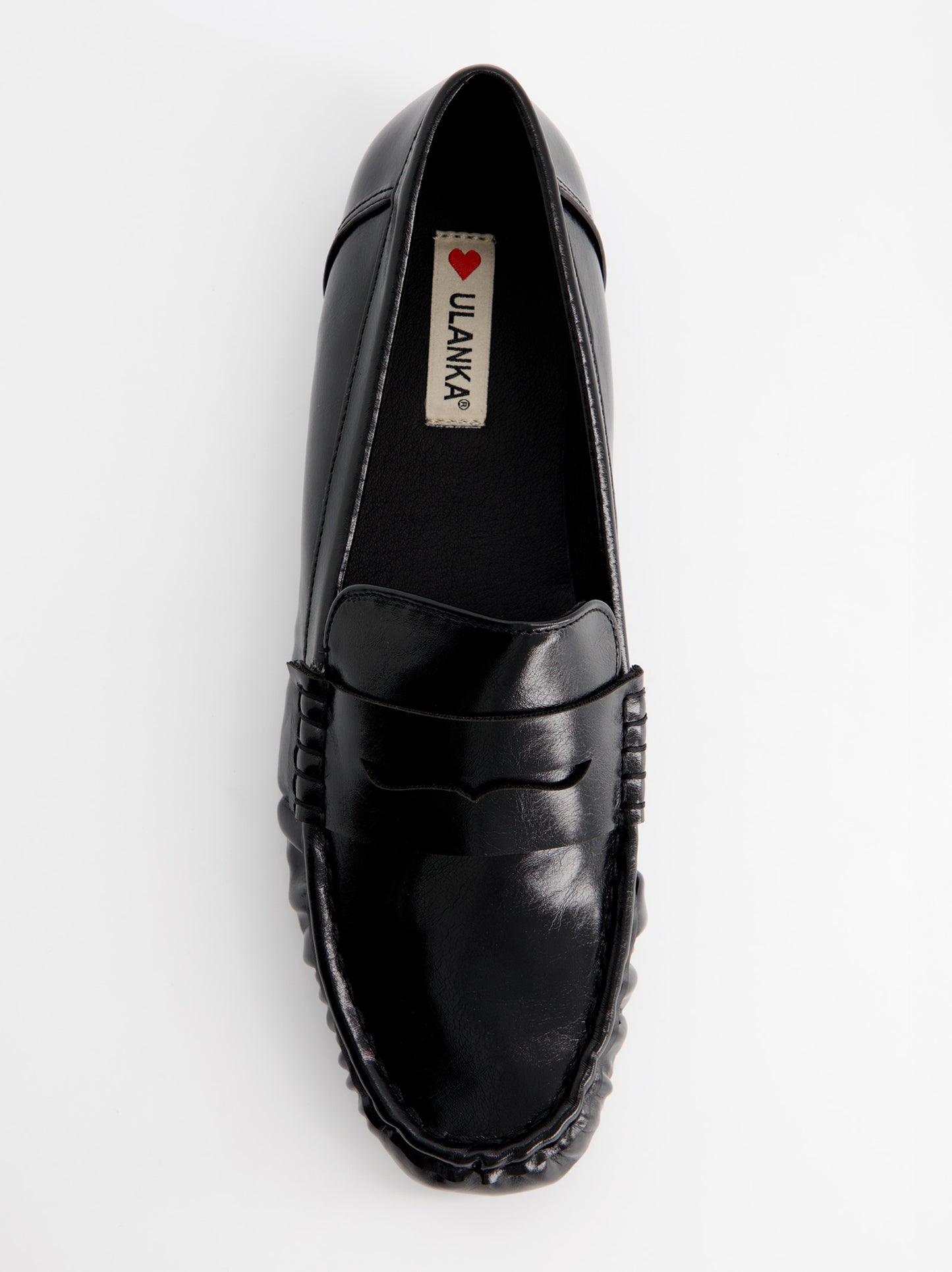 Black leather loafers - ULK Aurora