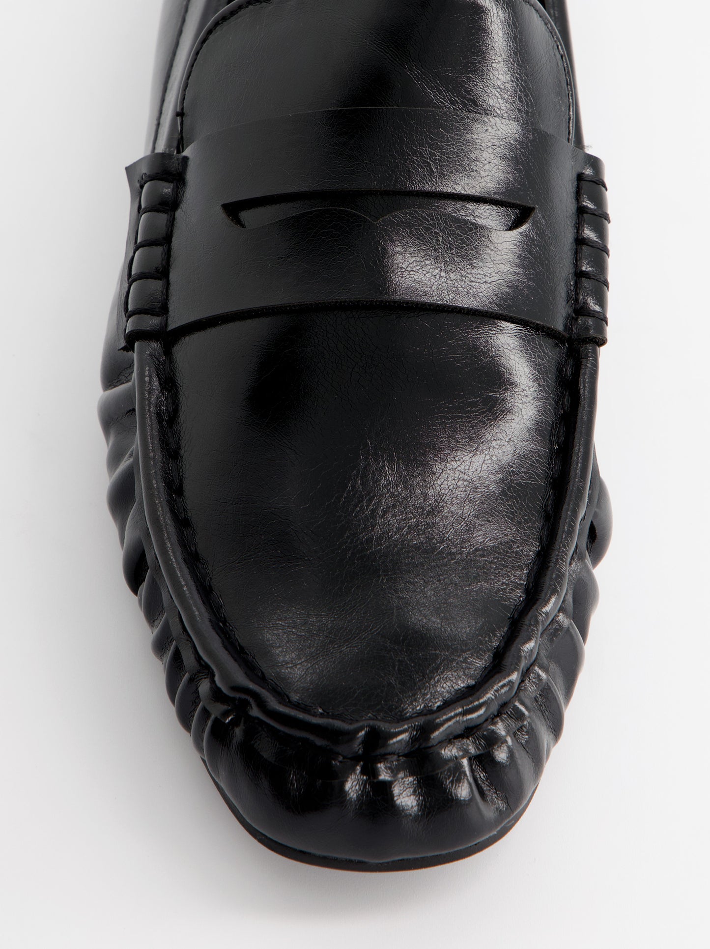 Black leather loafers - ULK Aurora