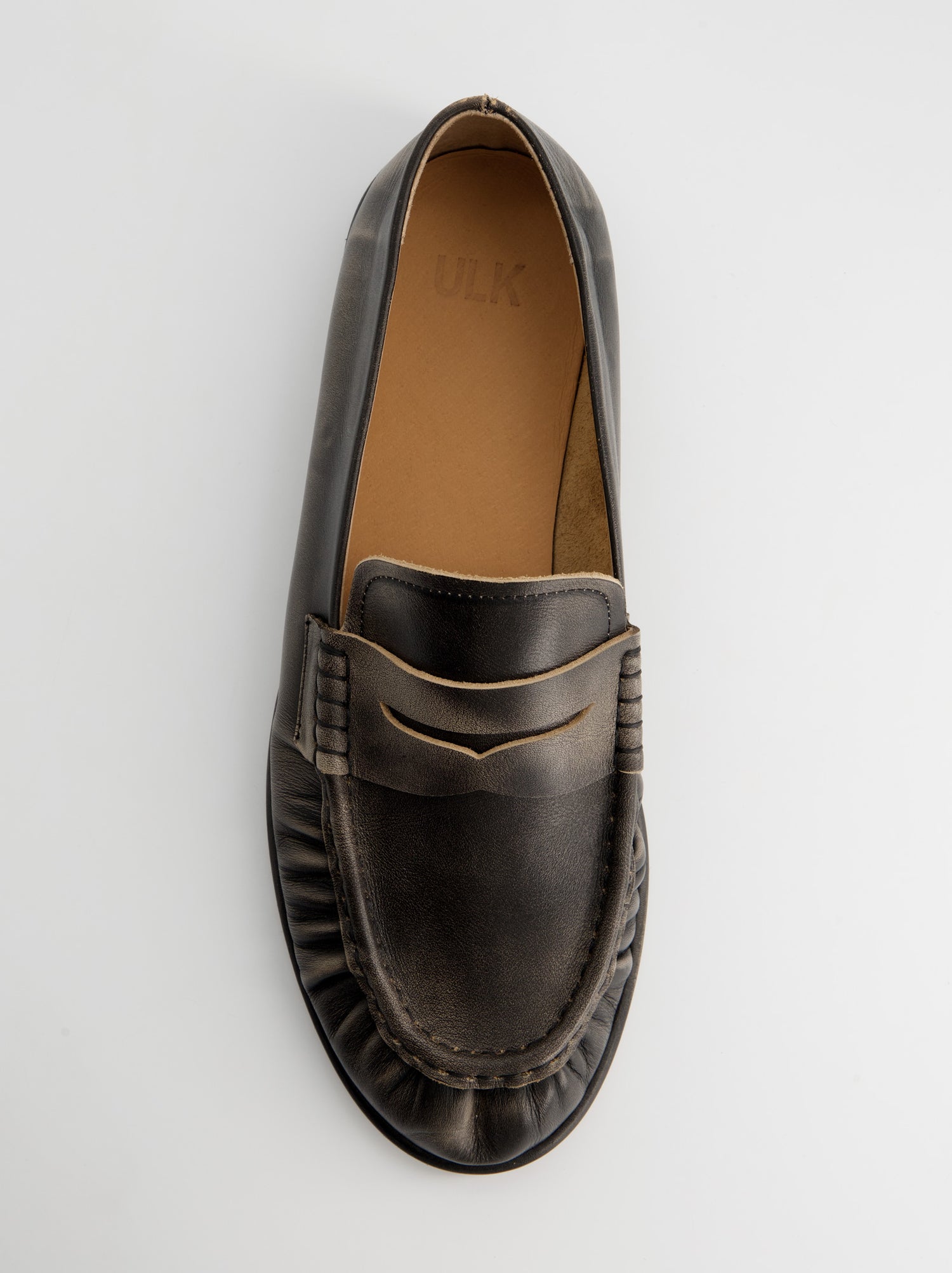 Mocasines de piel efecto desgastado - Kassai