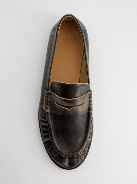 Mocasines de piel efecto desgastado - Kassai