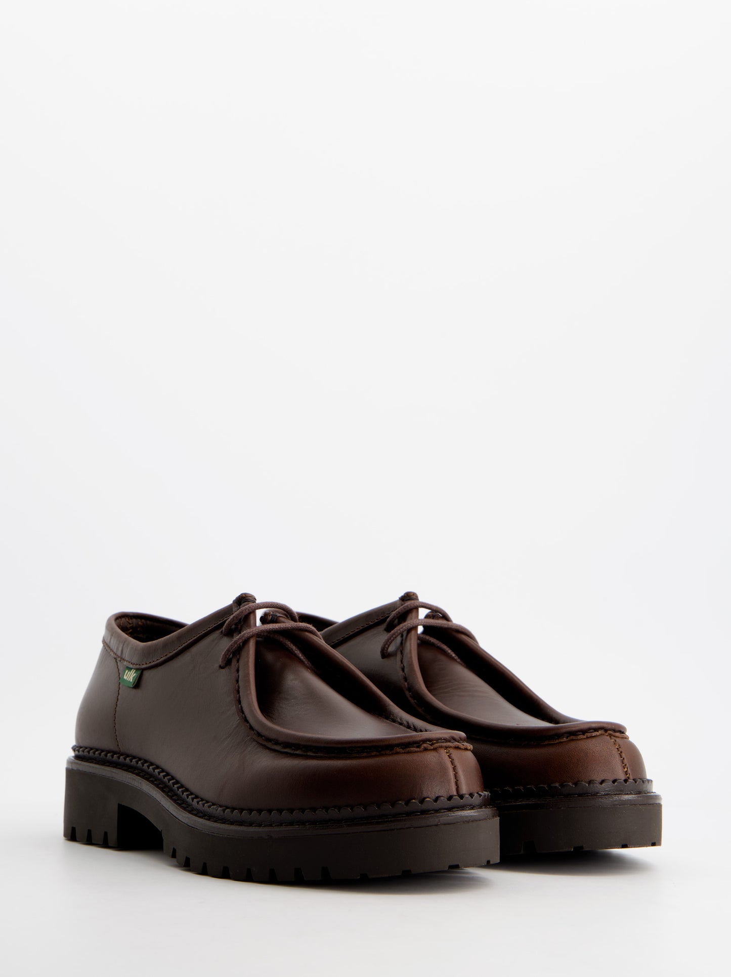 Brown leather loafers for women - ULK Molly