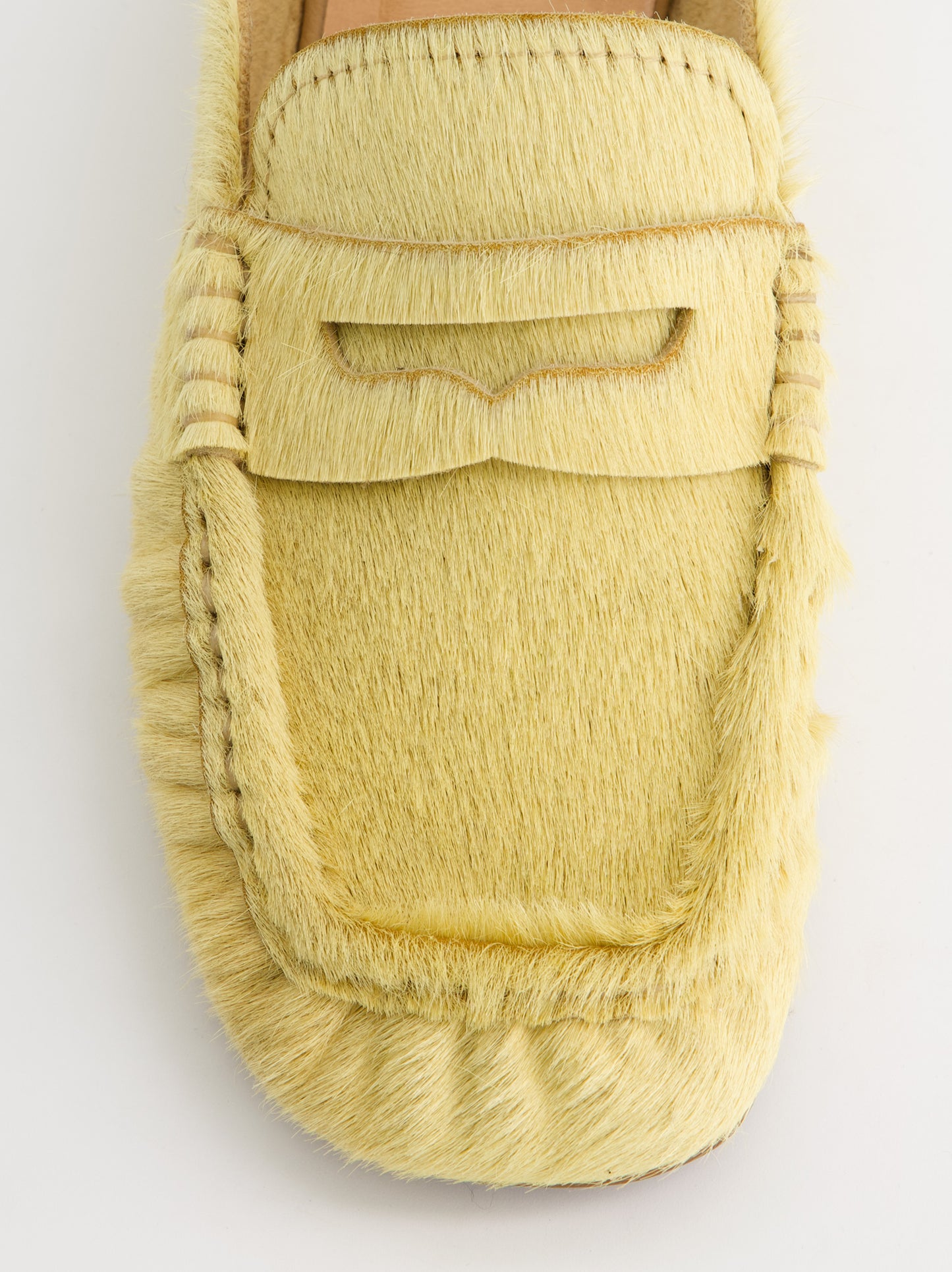 Mocasines mule de pelo en piel - Momar