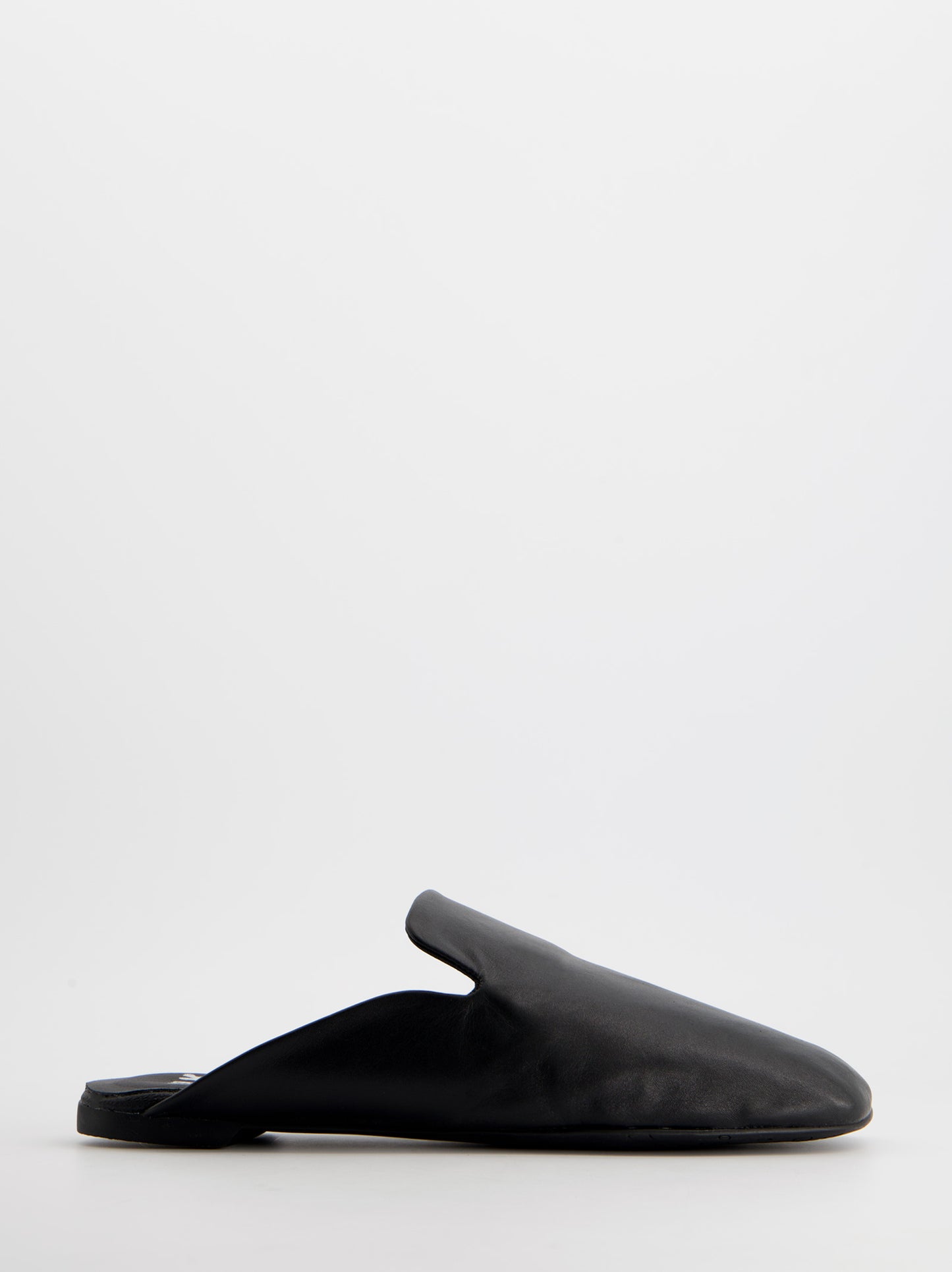 Mocasines mule de piel negros - Rakesh