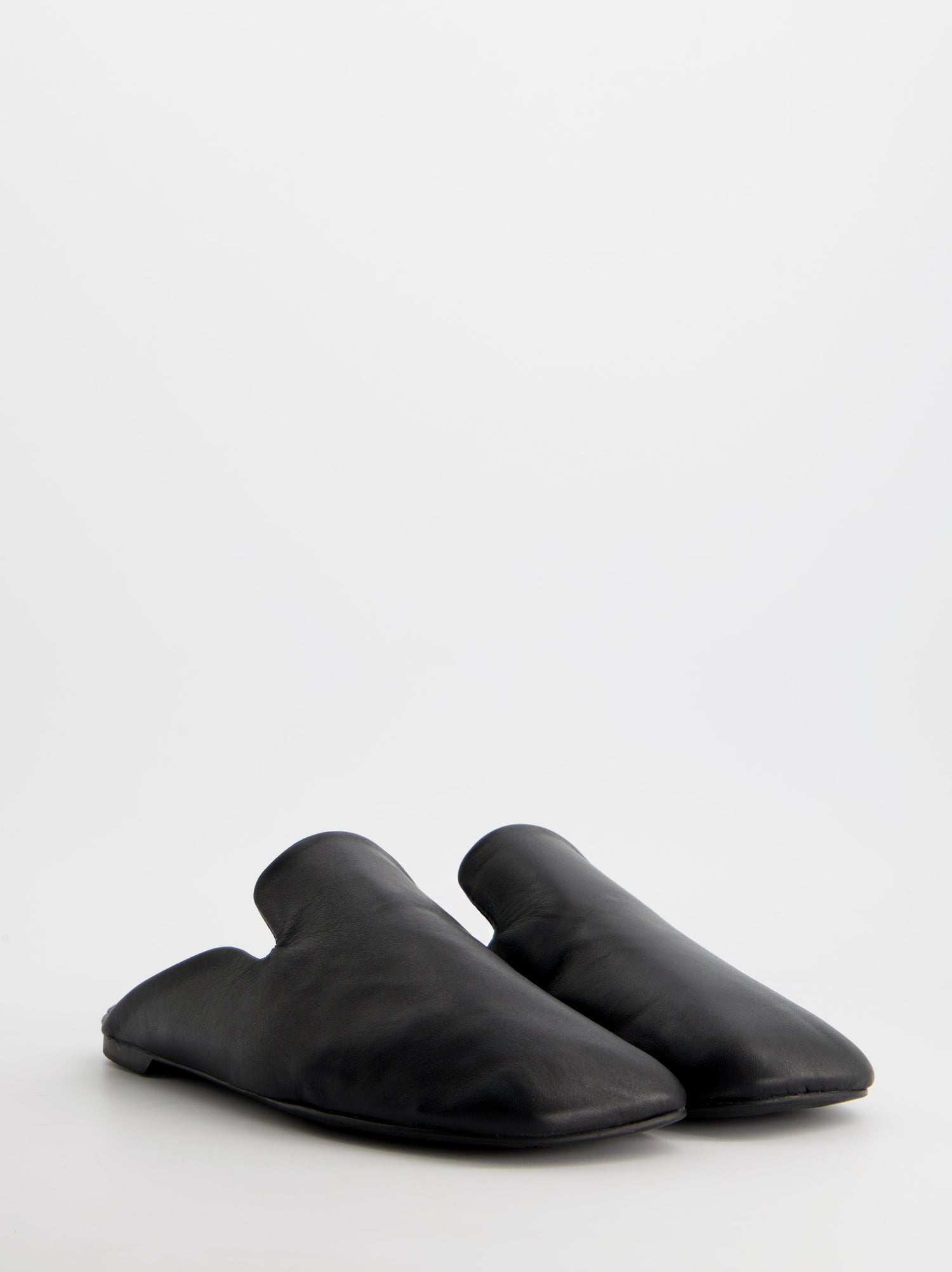 Mocasines mule de piel negros - Rakesh