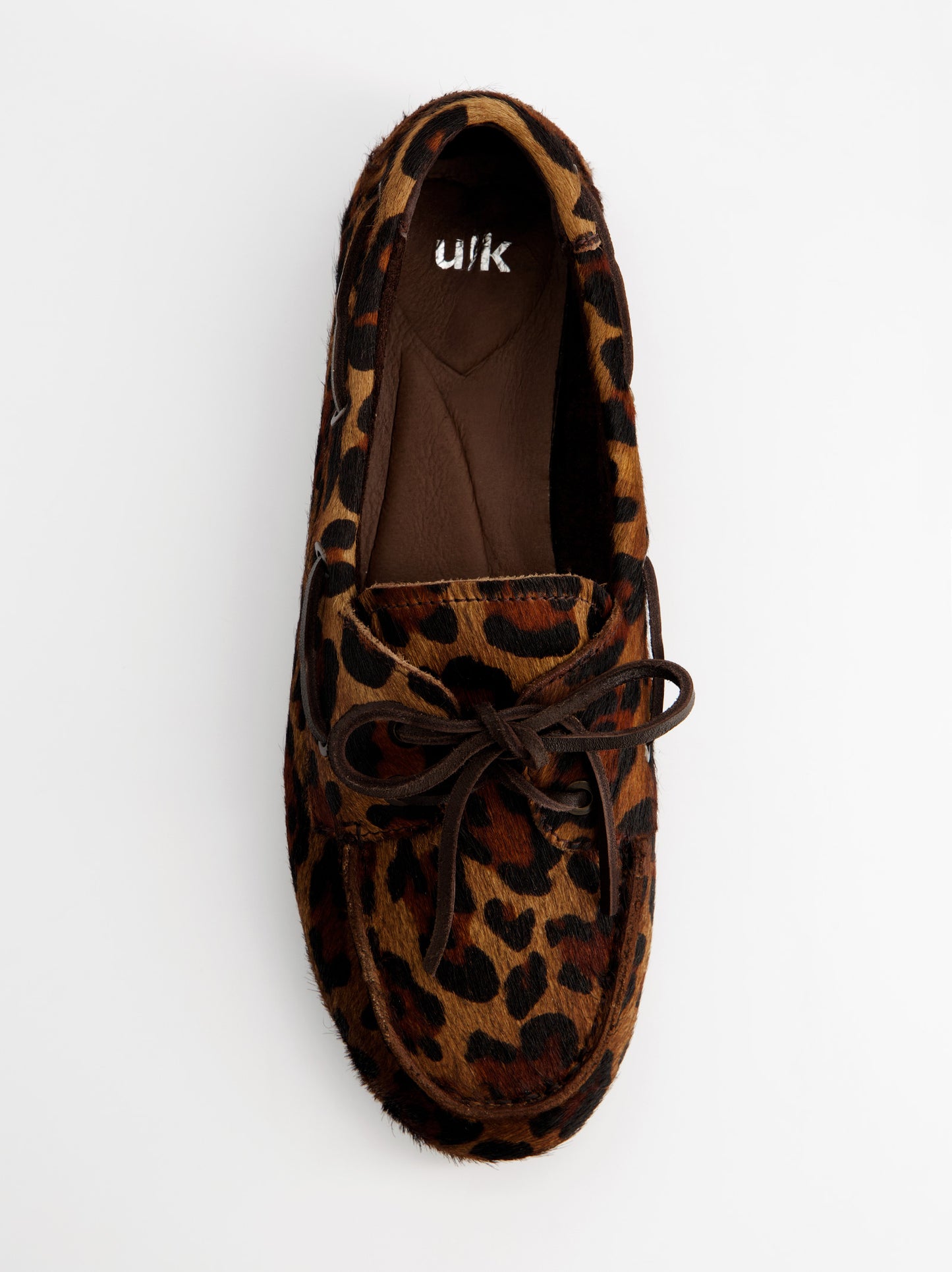 Animal print fur nautical moccasins - ULK Blossom