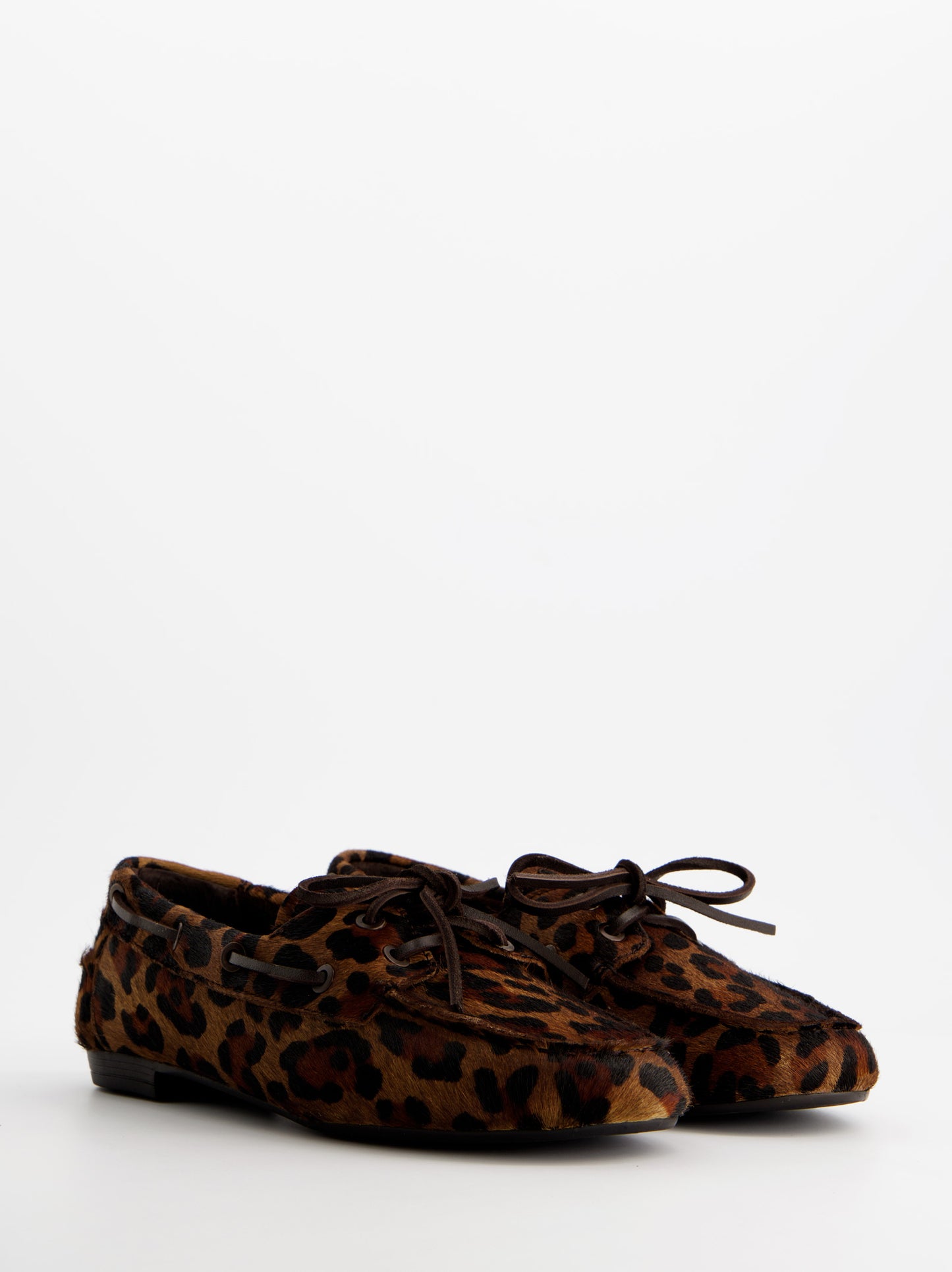 Animal print fur nautical moccasins - ULK Blossom
