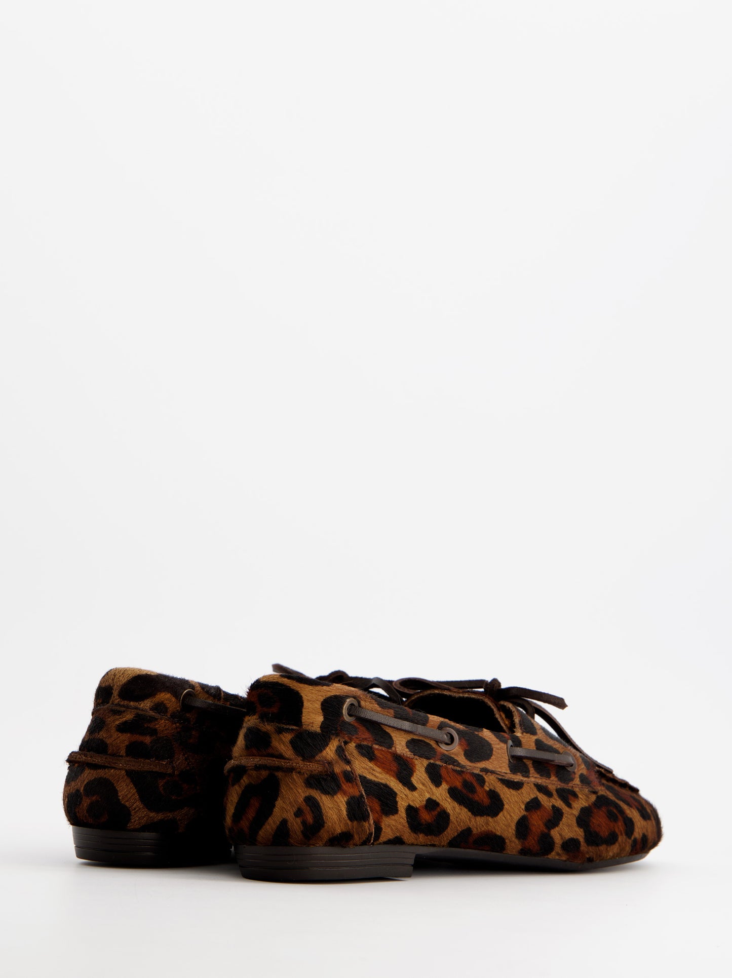 Animal print fur nautical moccasins - ULK Blossom