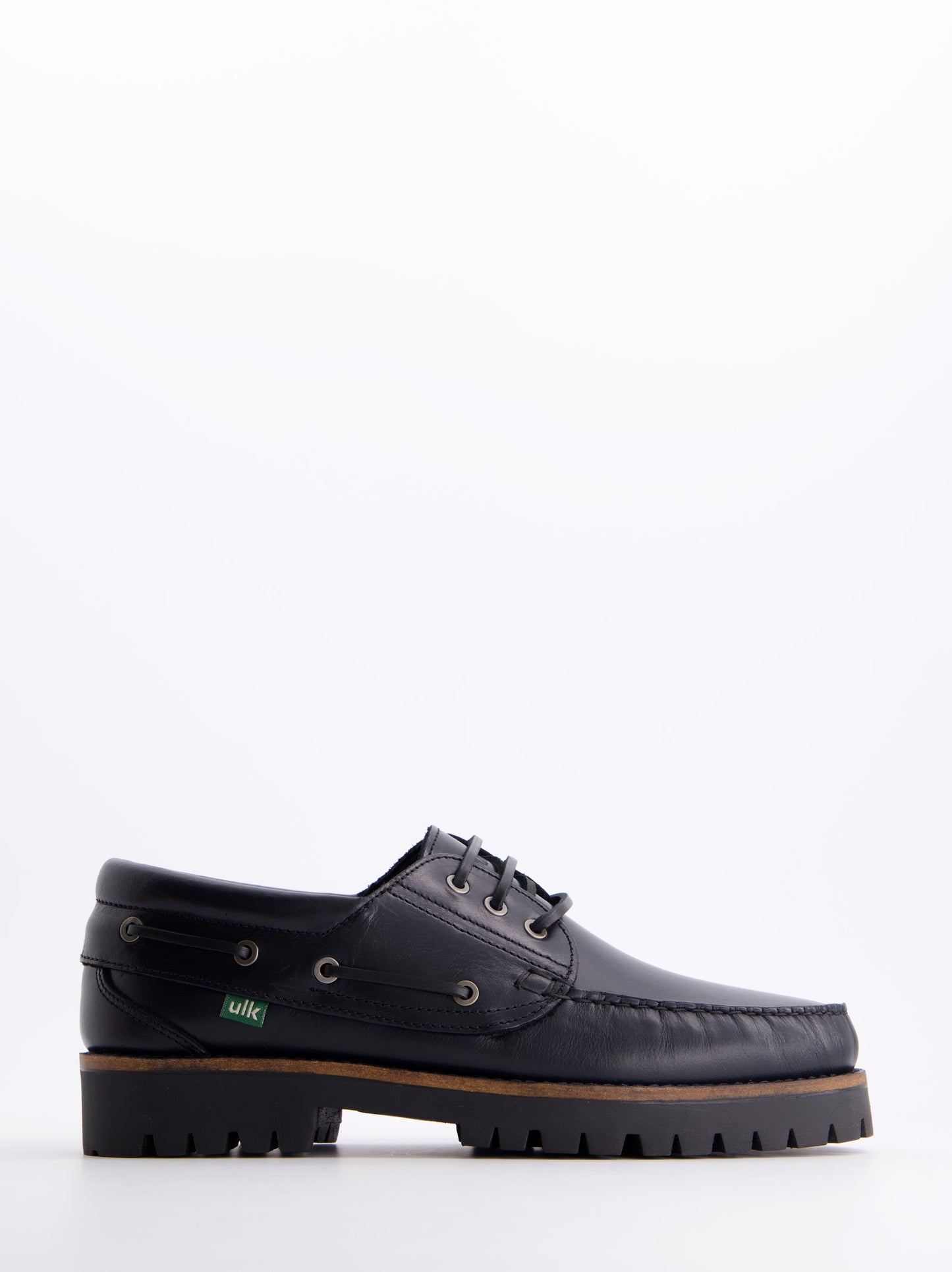 Leather boat shoes - Veleta
