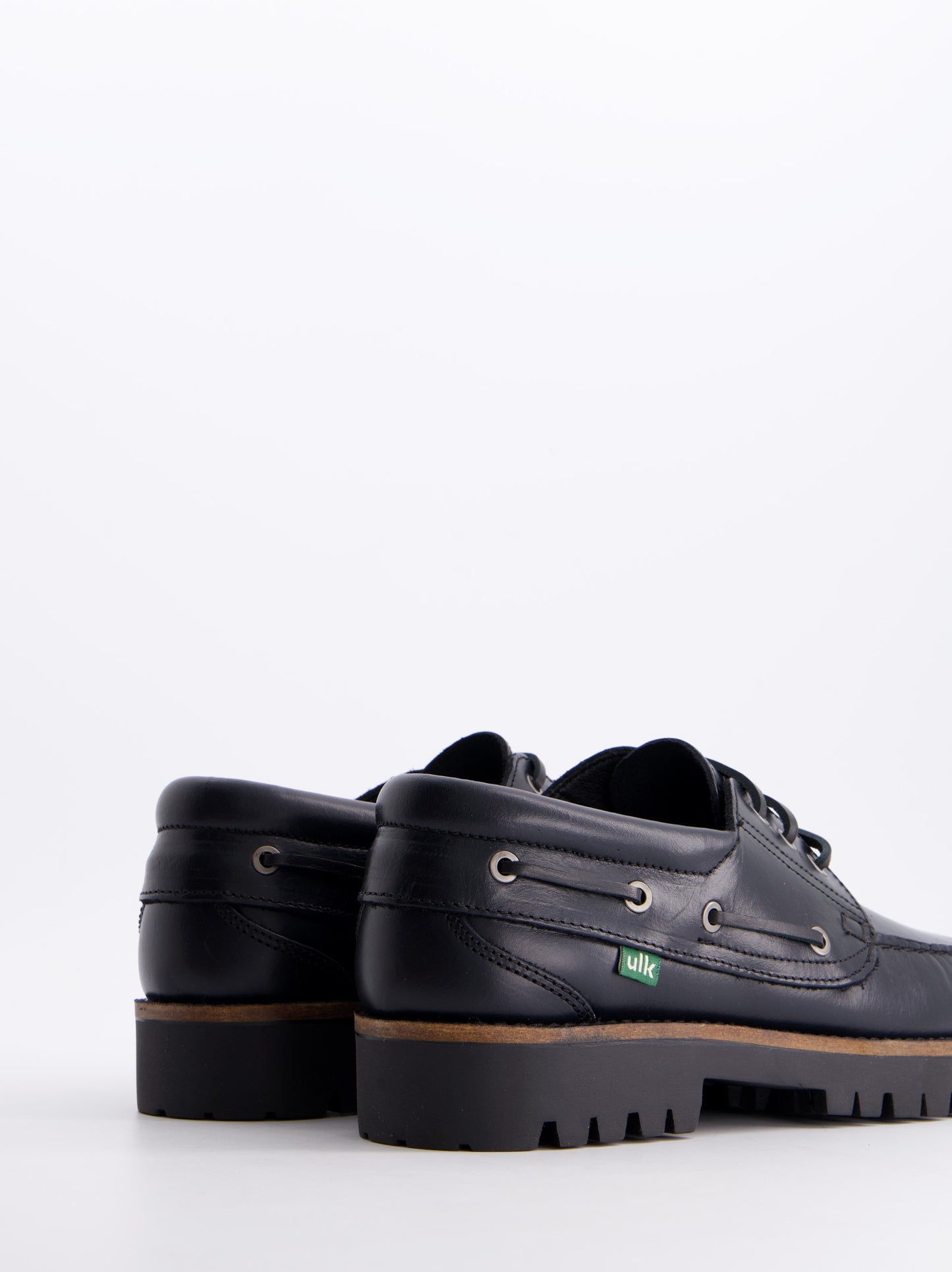 Leather boat shoes - Veleta