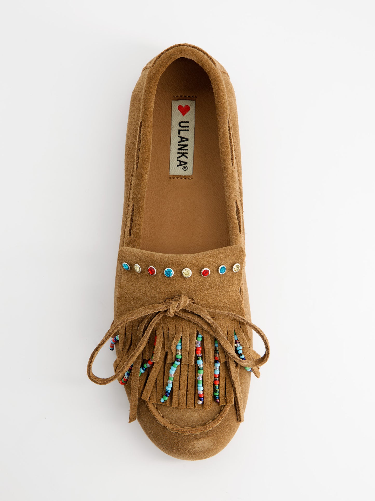 ULK Frisco Fringed Leather Boat Shoes