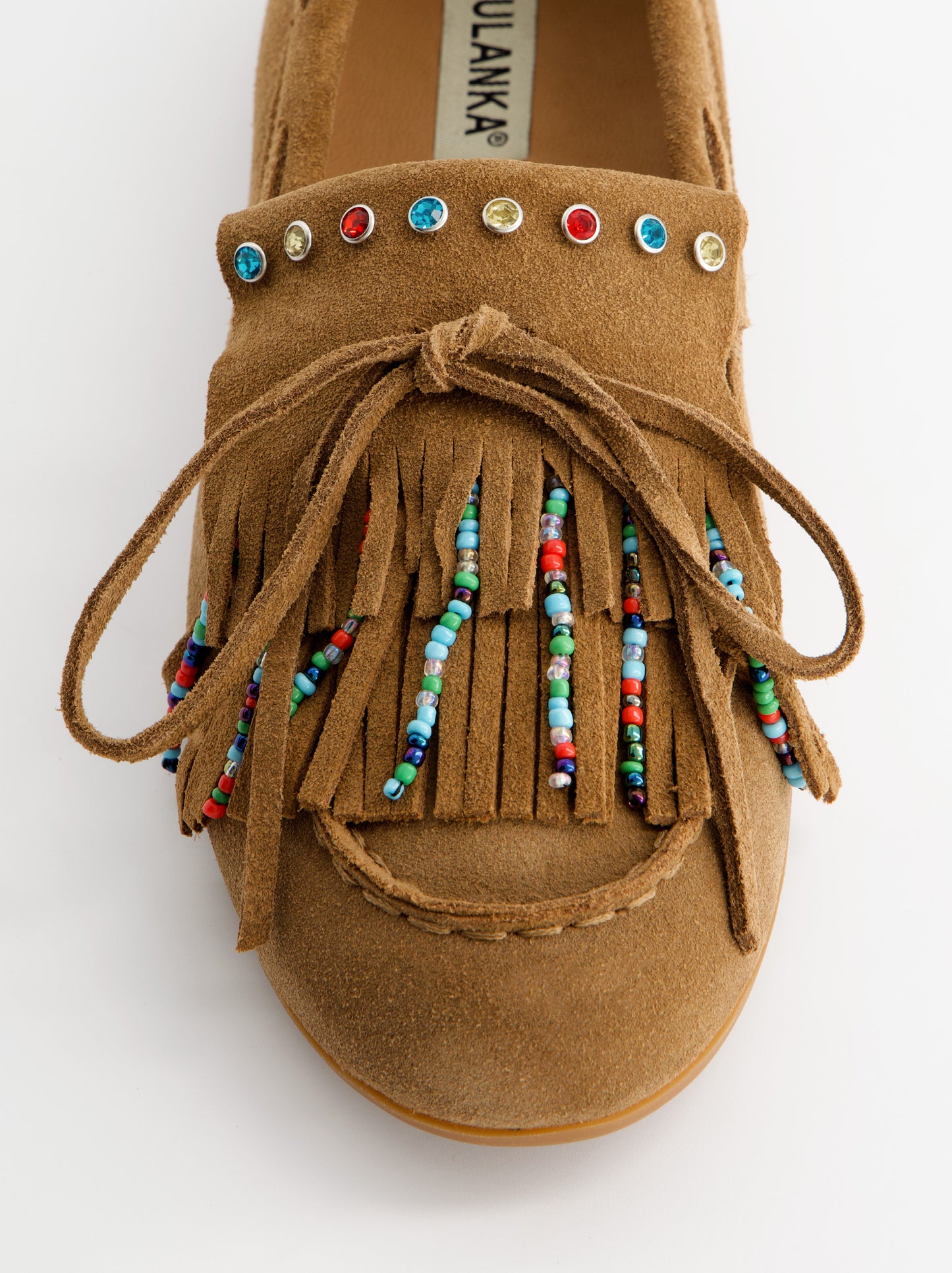 ULK Frisco Fringed Leather Boat Shoes