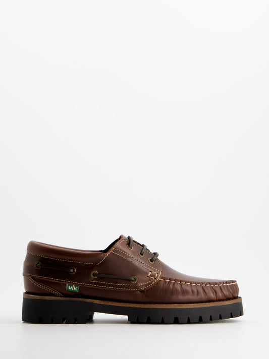 Men's leather boat shoes - ULK Veleta