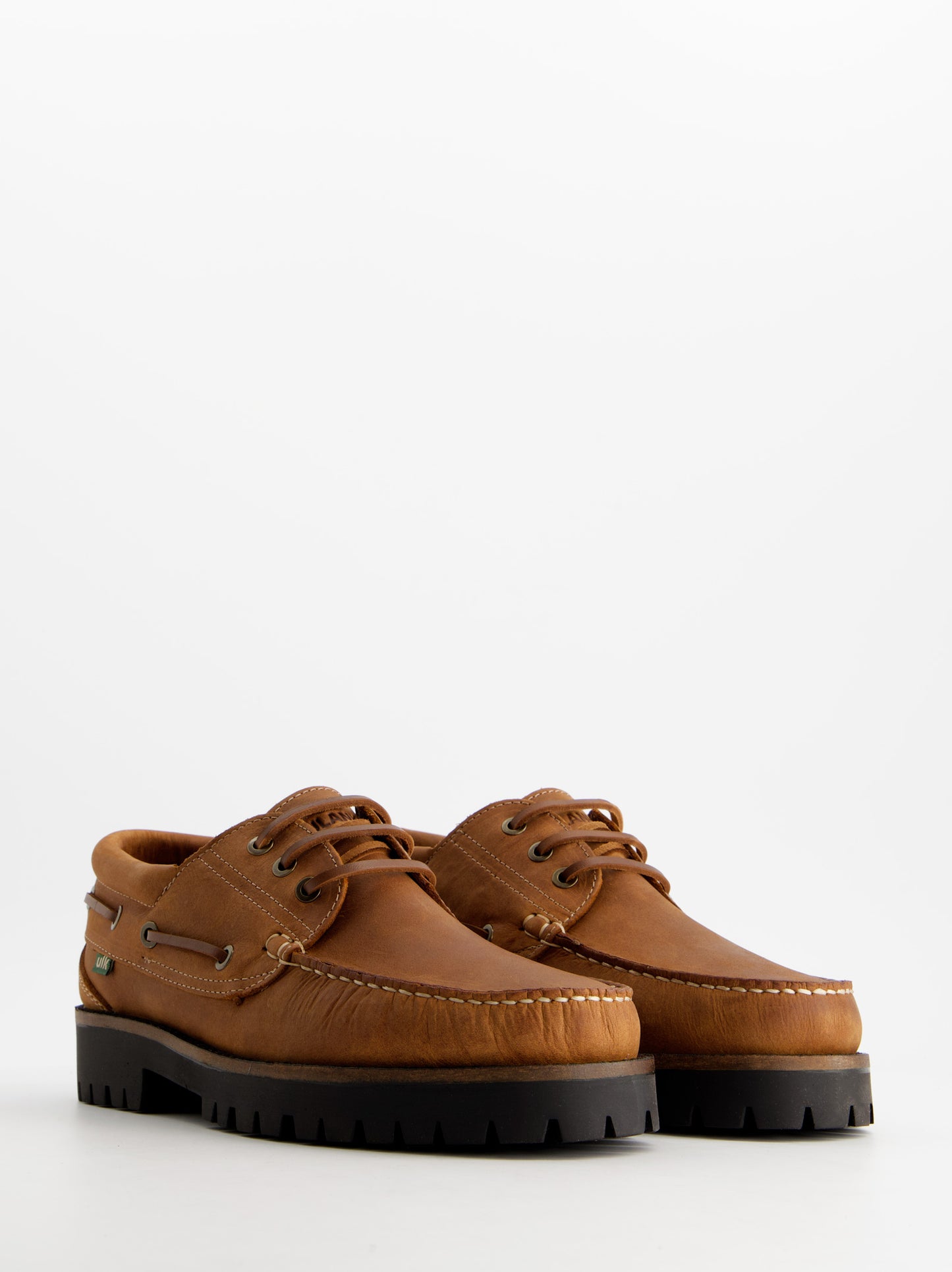 Men's leather boat shoes - ULK Veleta