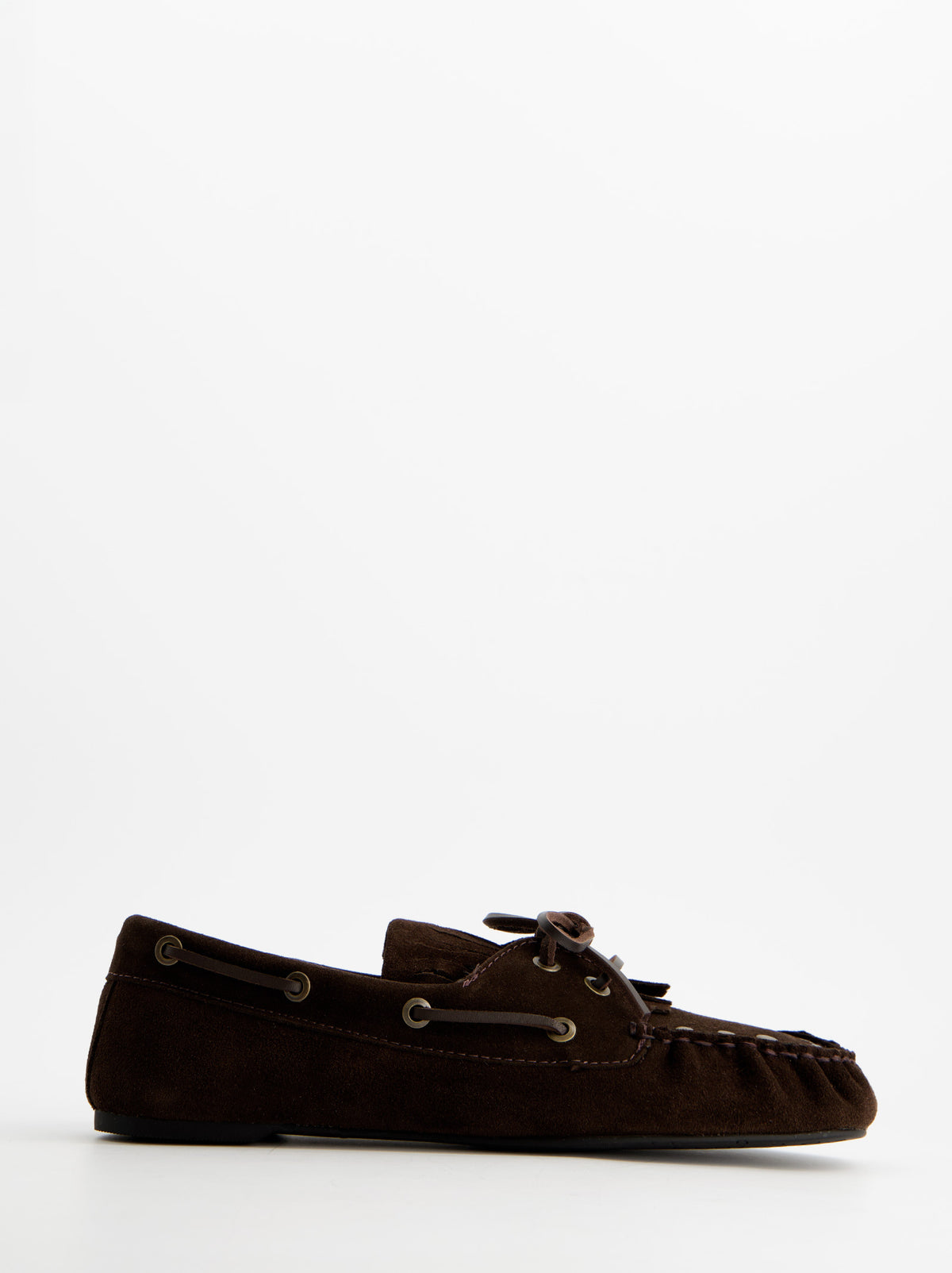 Mocasines náuticos boho de piel - ULK Forrest