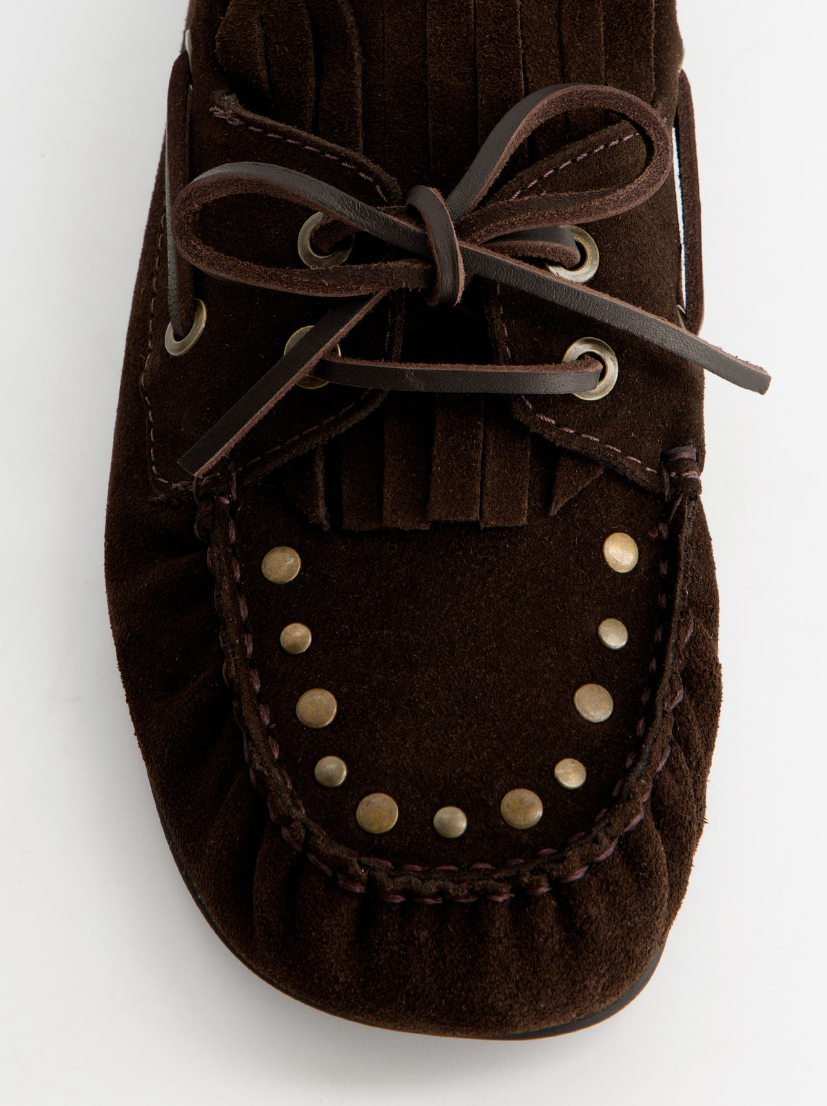 Mocasines náuticos boho de piel - ULK Forrest