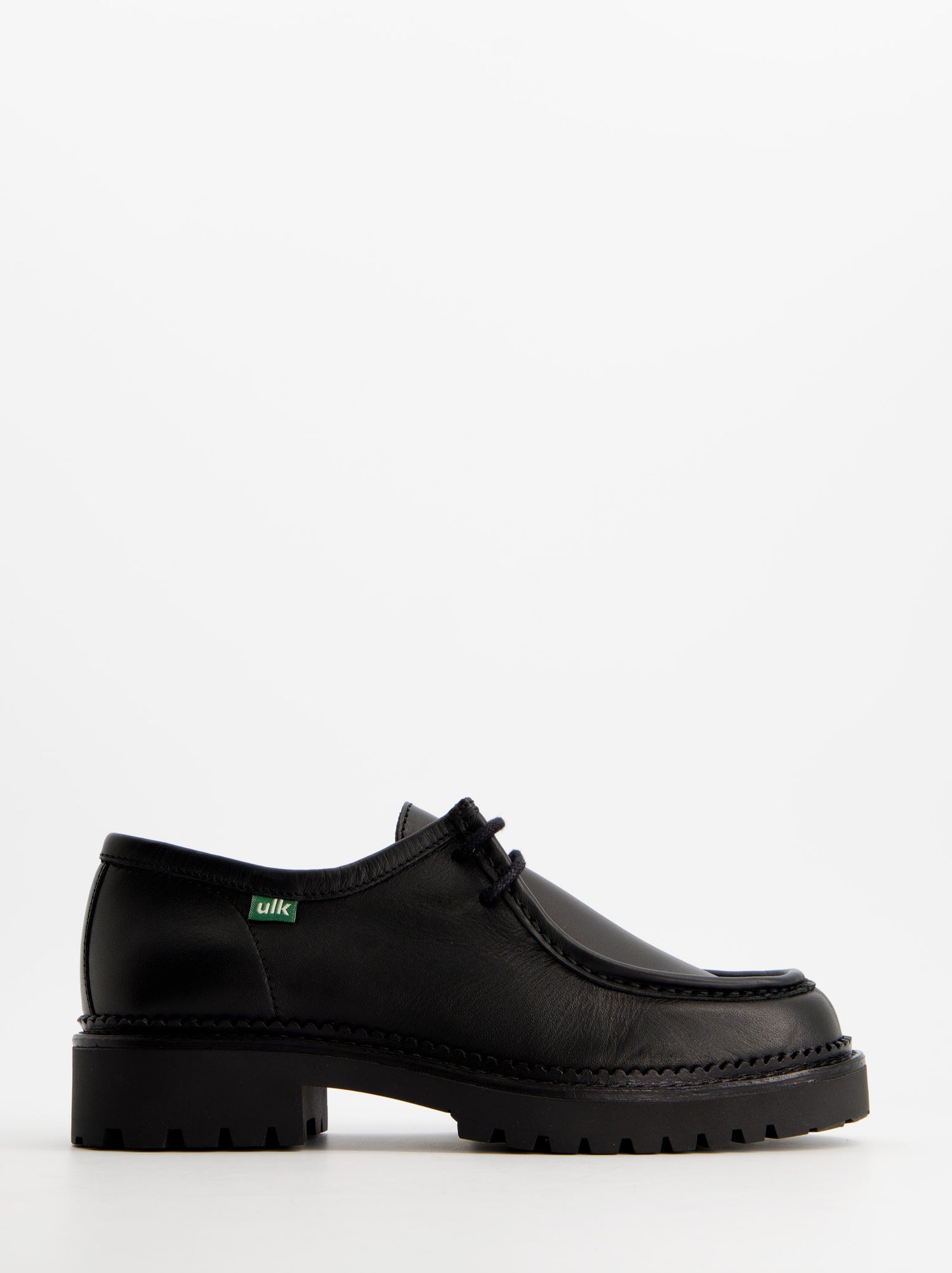 Mocasines negros de piel para mujer - ULK Molly