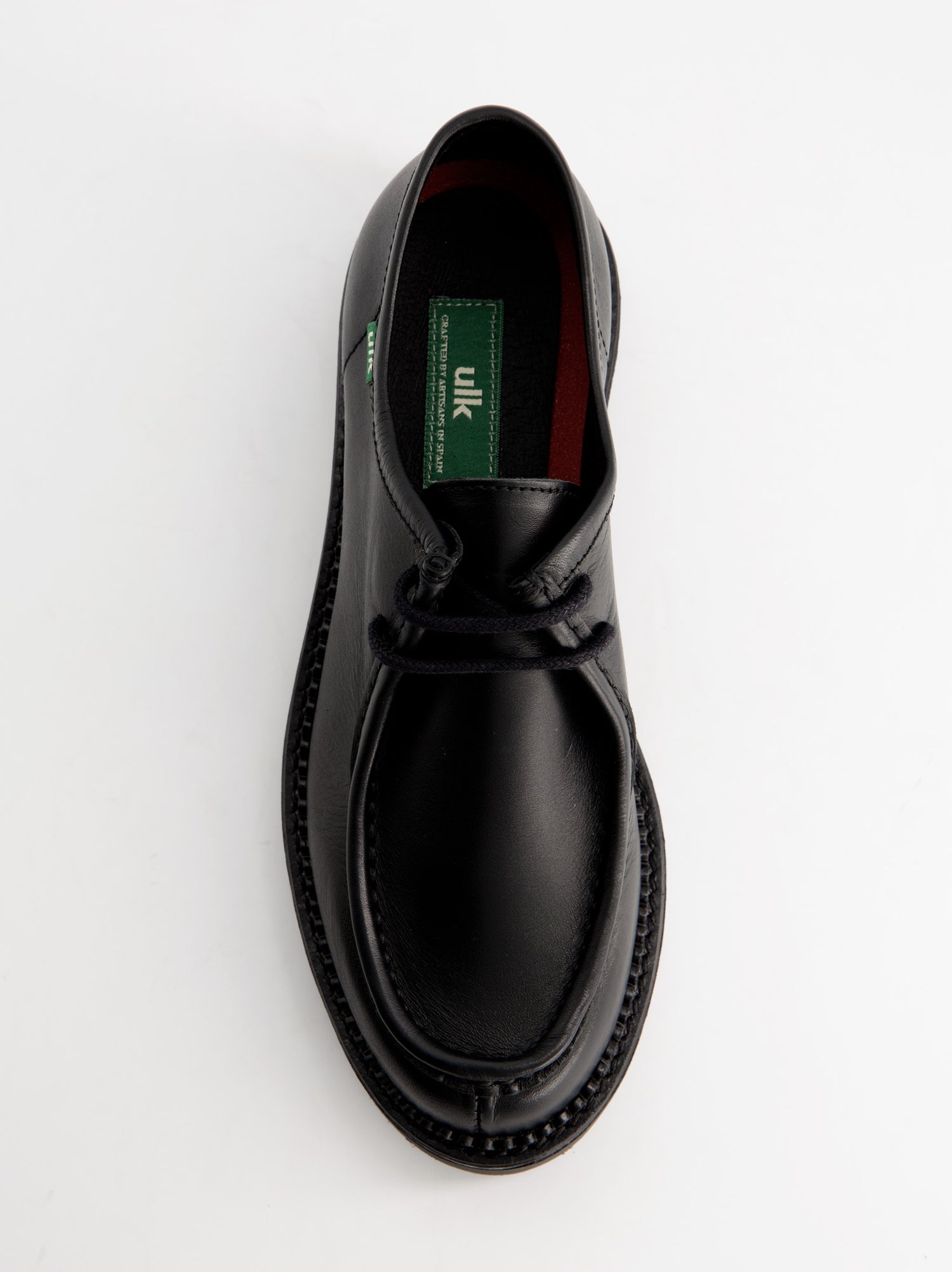 Mocasines negros de piel para mujer - ULK Molly