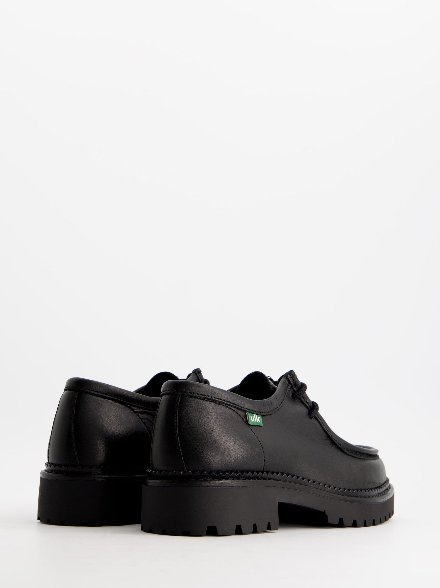 Mocasines negros de piel para mujer - ULK Molly