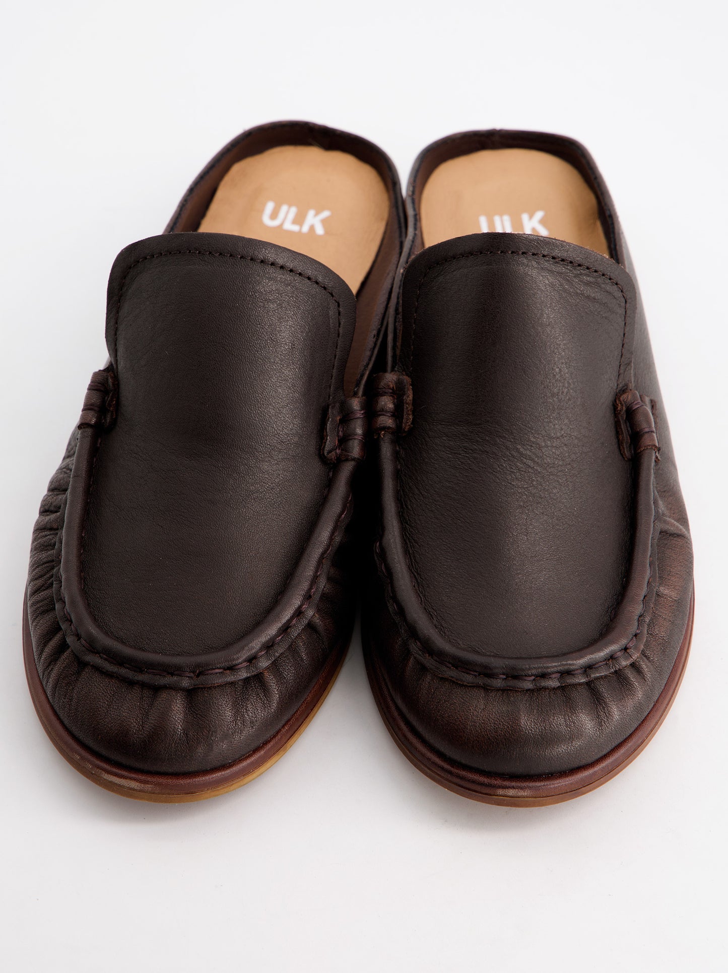 Mules De Piel Marrón - Ramy