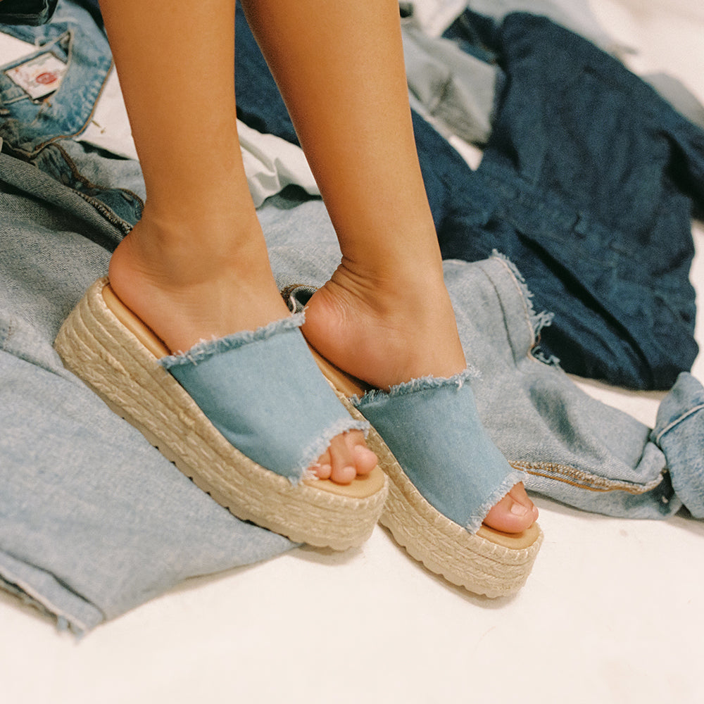 Musse &amp; Cloud by Ulanka Yuko - Denim sandals