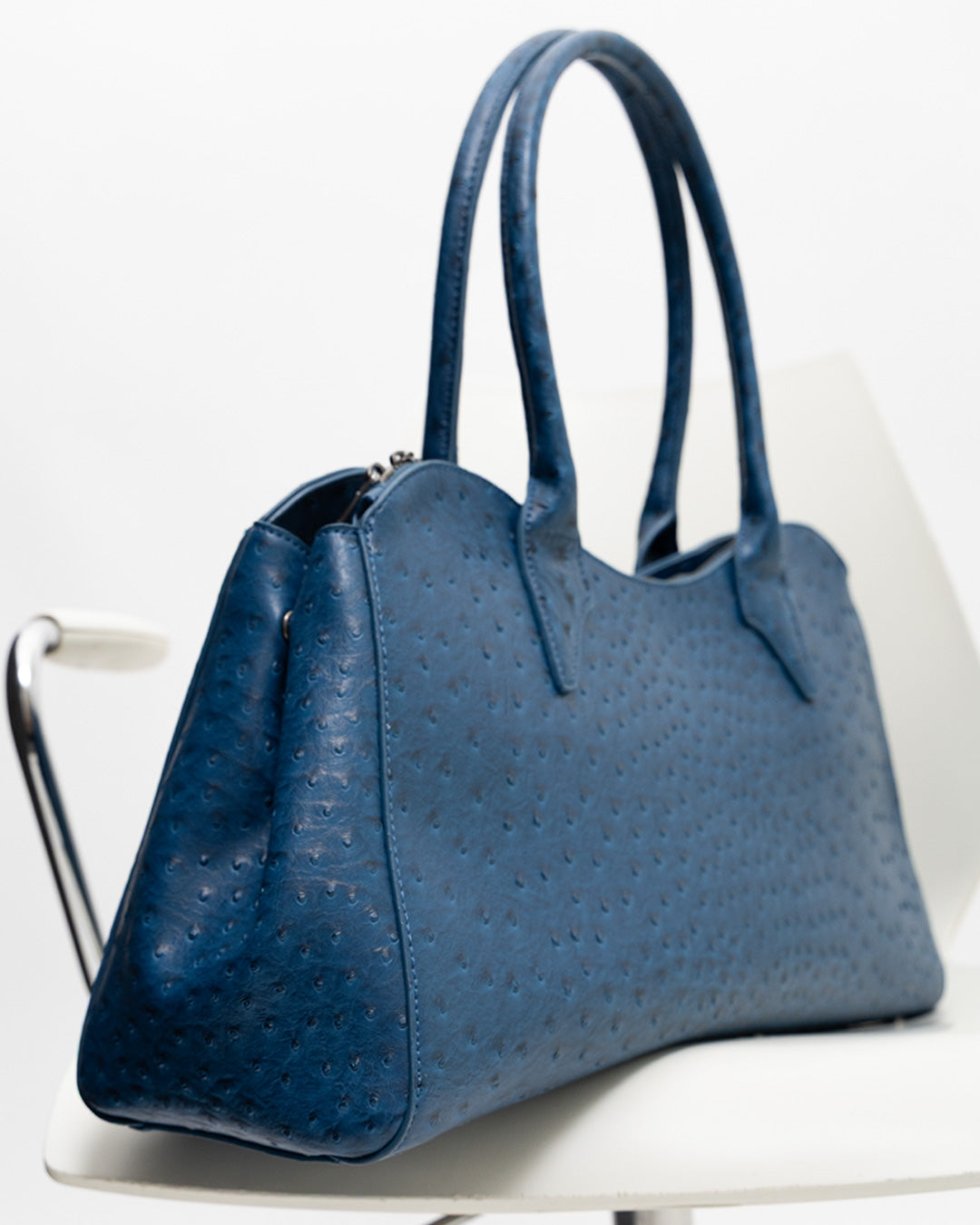 Bolso de piel azul - Nepo