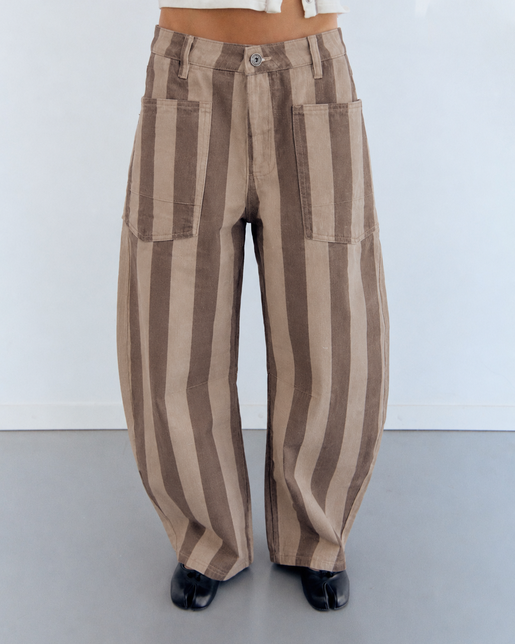 Jeans balloon a rayas - Nahla