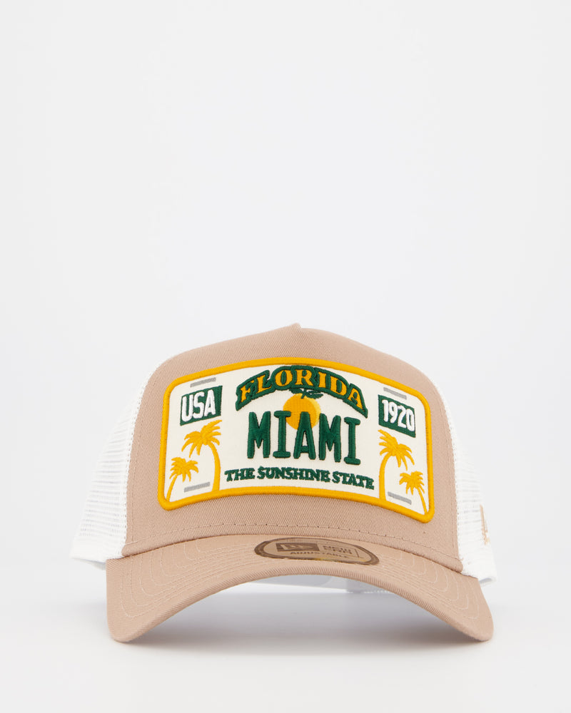 New Era Miami License Plate 9FORTY - Gorra