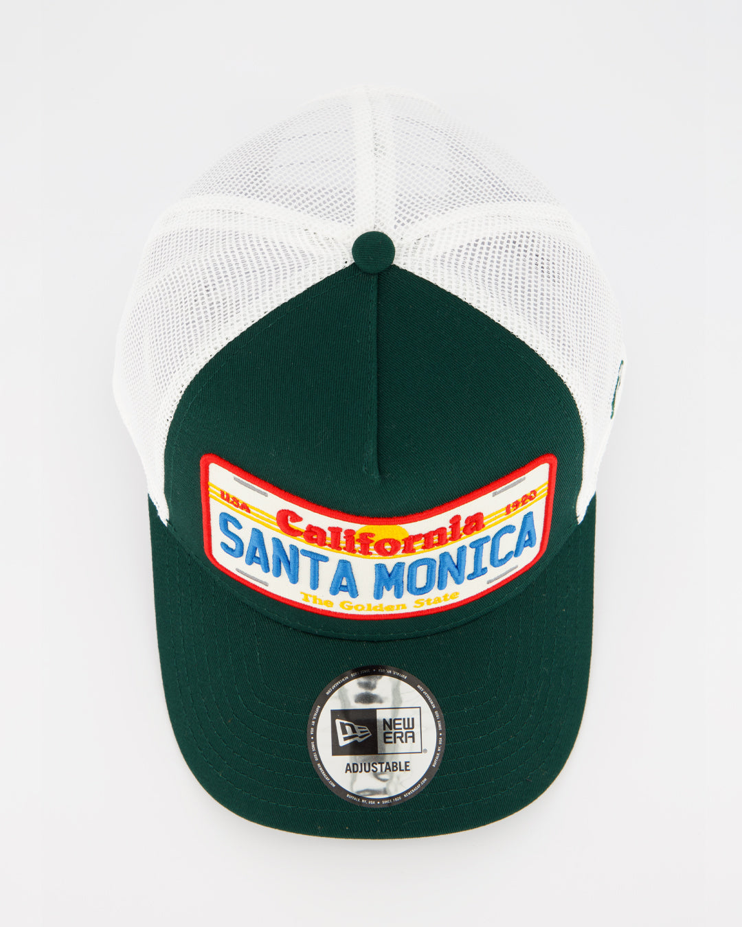 New Era Santa Monica License Plate Dark Green 9FORTY - Gorra