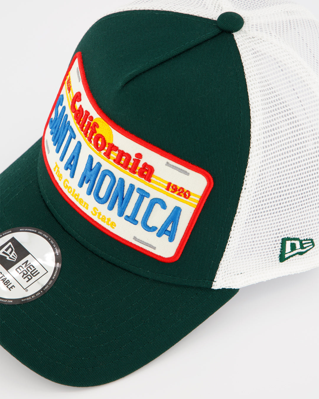 New Era Santa Monica License Plate Dark Green 9FORTY - Gorra