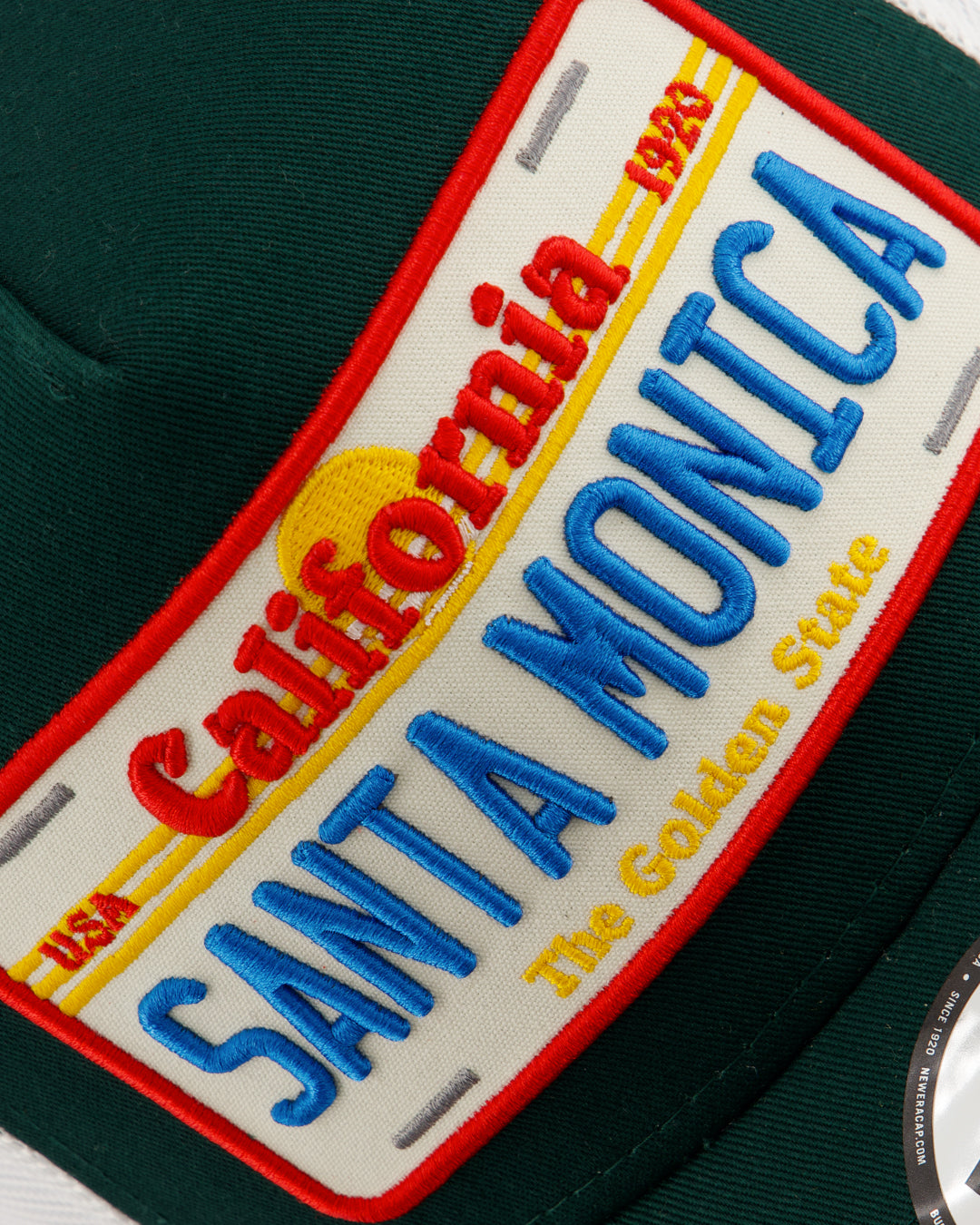 New Era Santa Monica License Plate Dark Green 9FORTY - Gorra