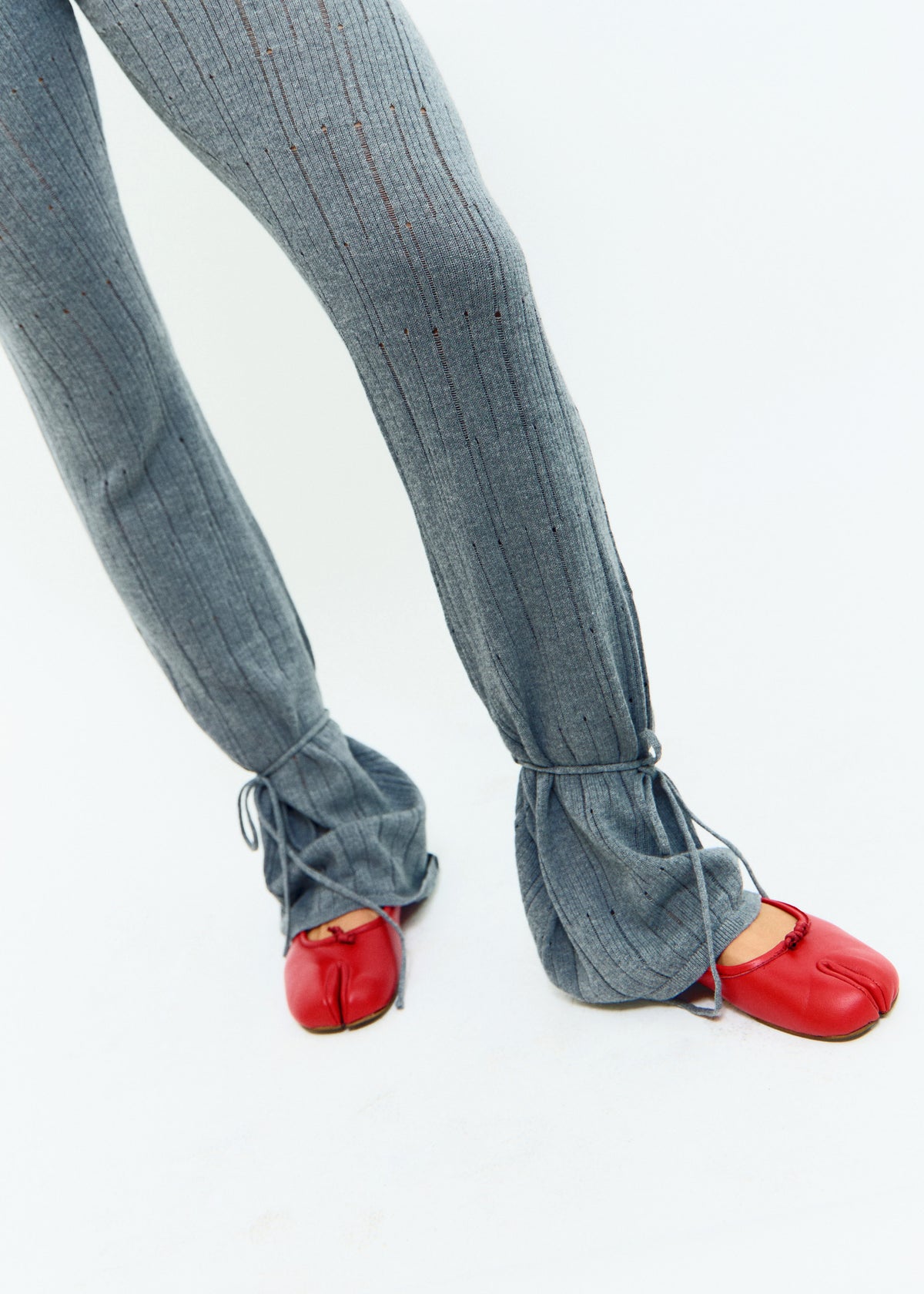 Pantalón canalé gris - Ariel