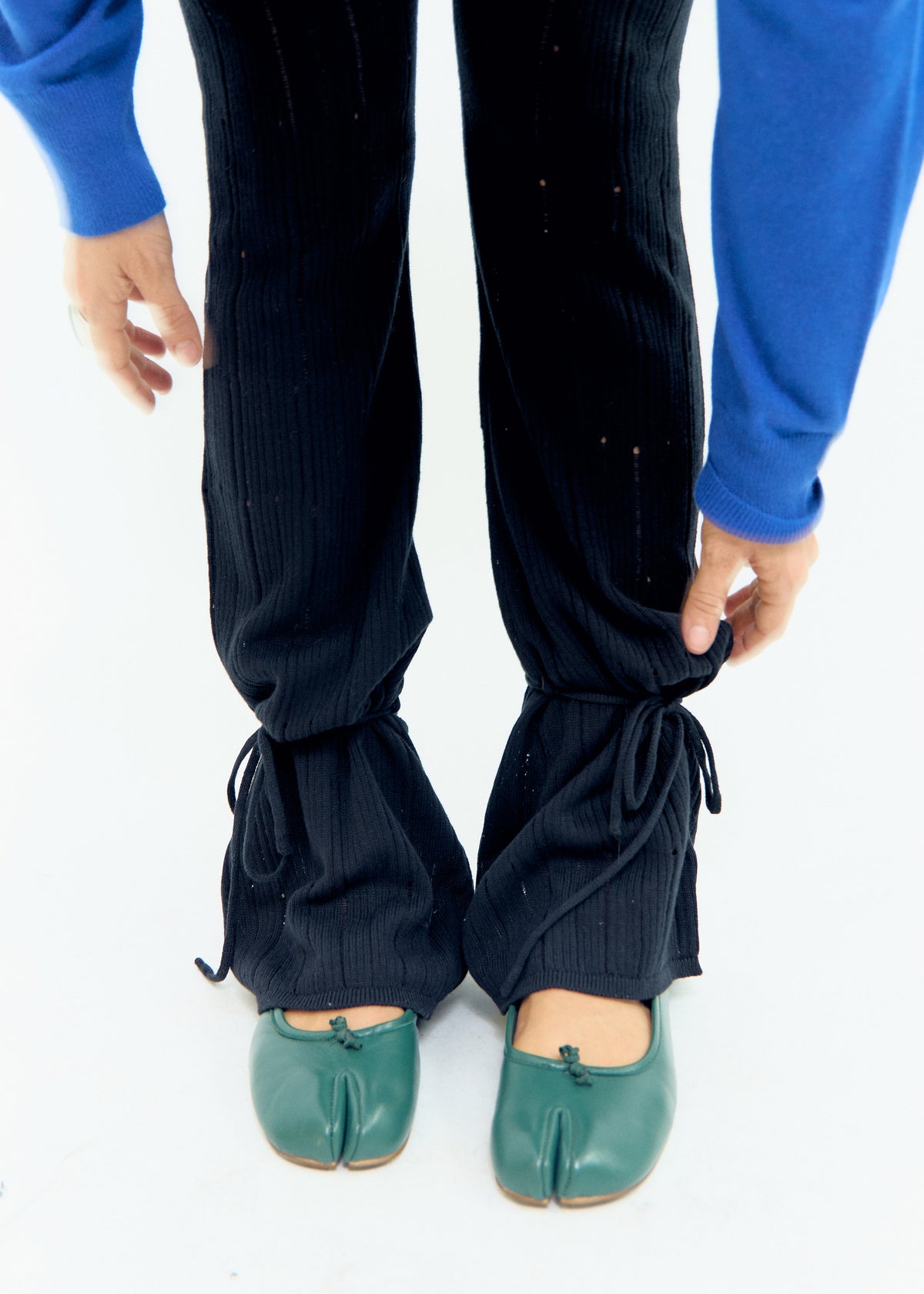 Pantalón canalé negro - Ariel