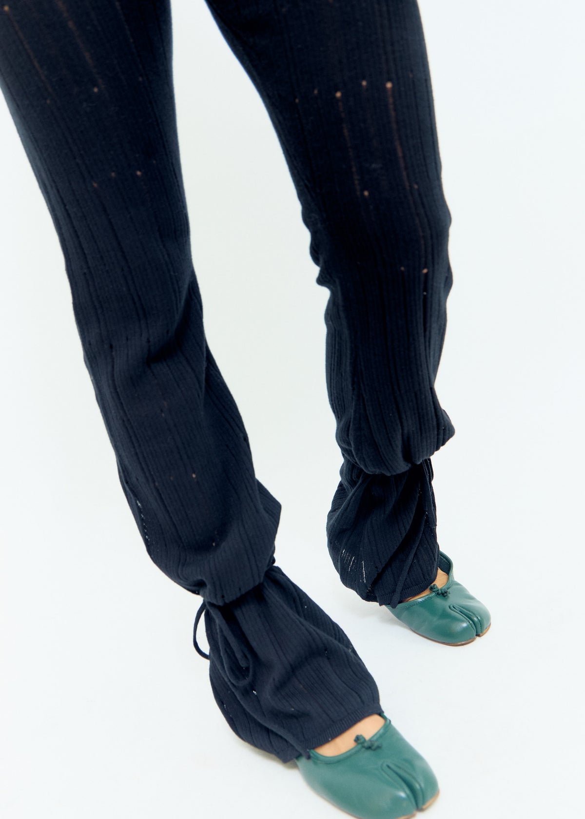 Pantalón canalé negro - Ariel
