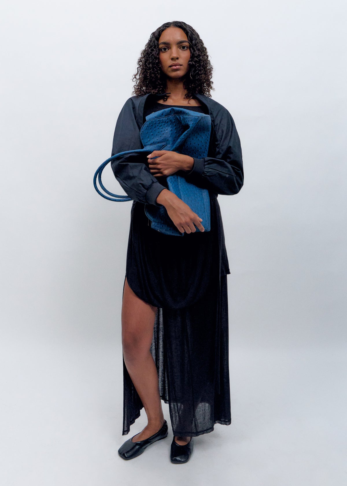 Black Midi Skirt - Bronte