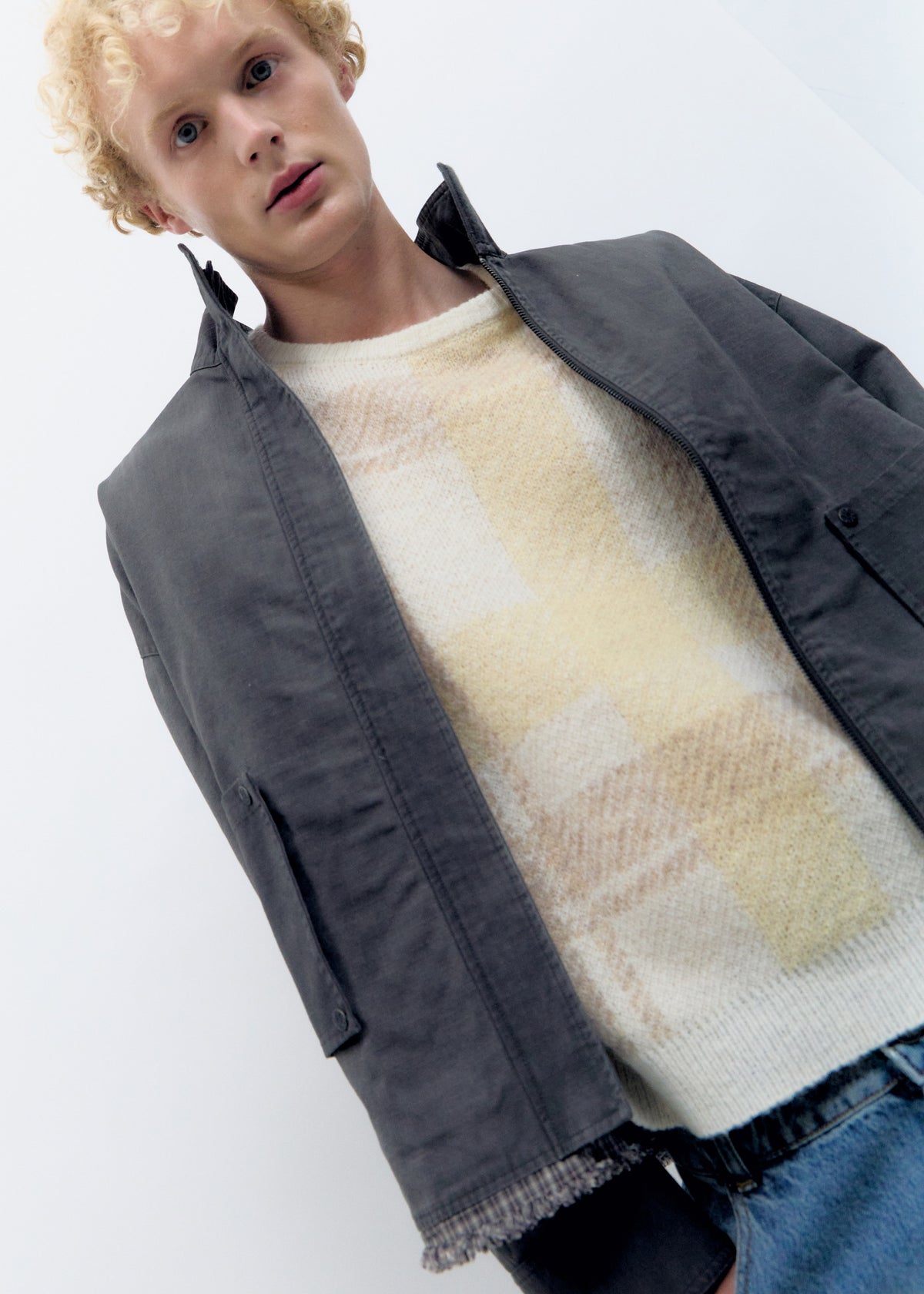 Gray Utility Jacket - Blazer