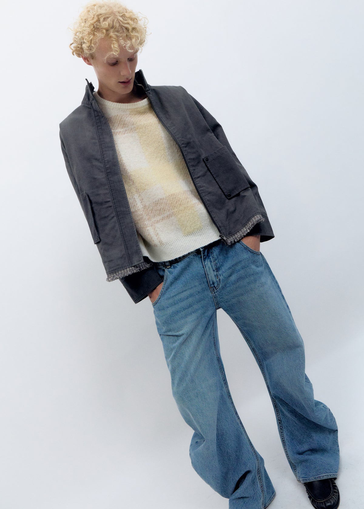 Gray Utility Jacket - Blazer