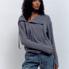 Asymmetrical sweatshirt - One