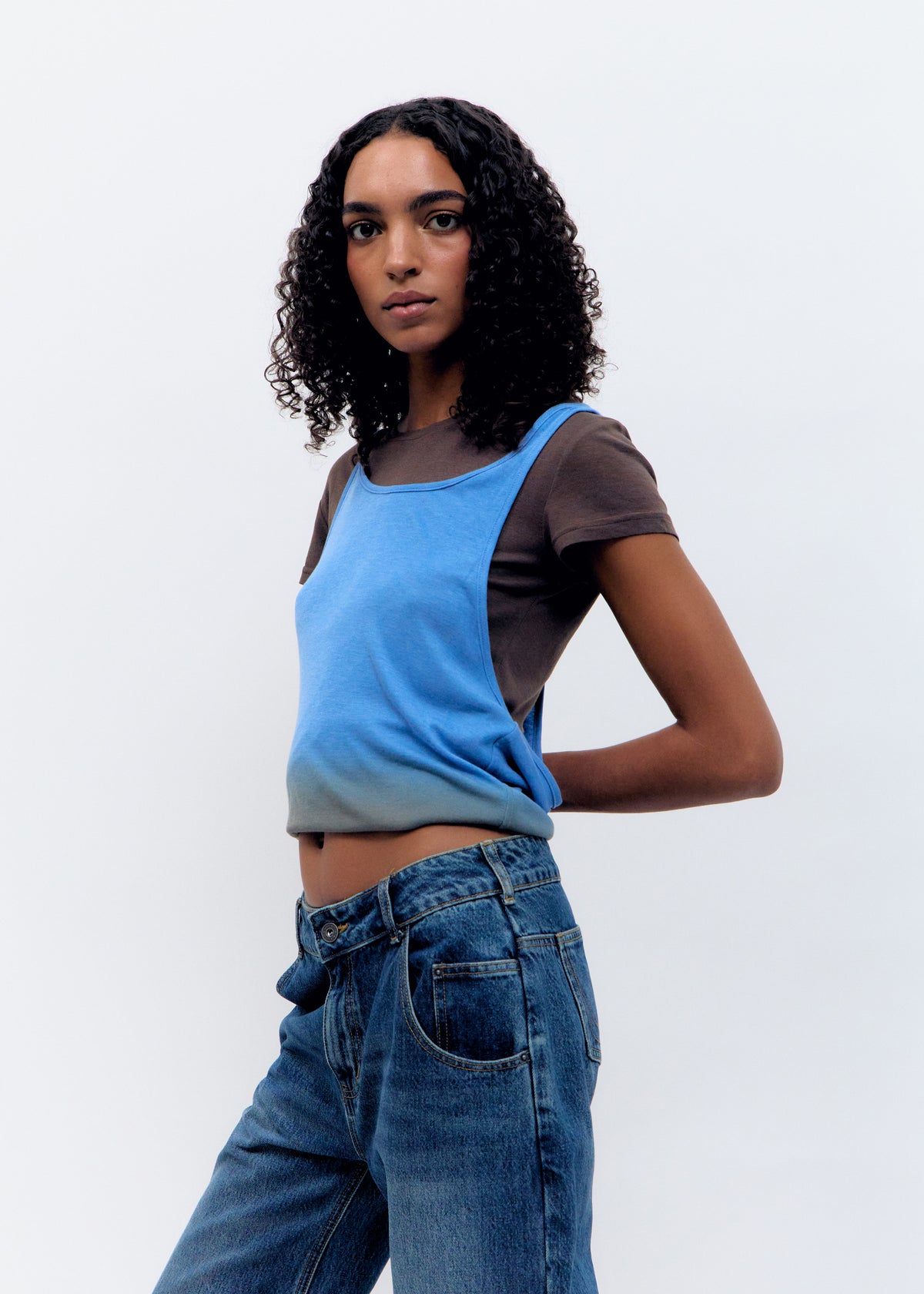 Dip Dye T-Shirt - Next Blue