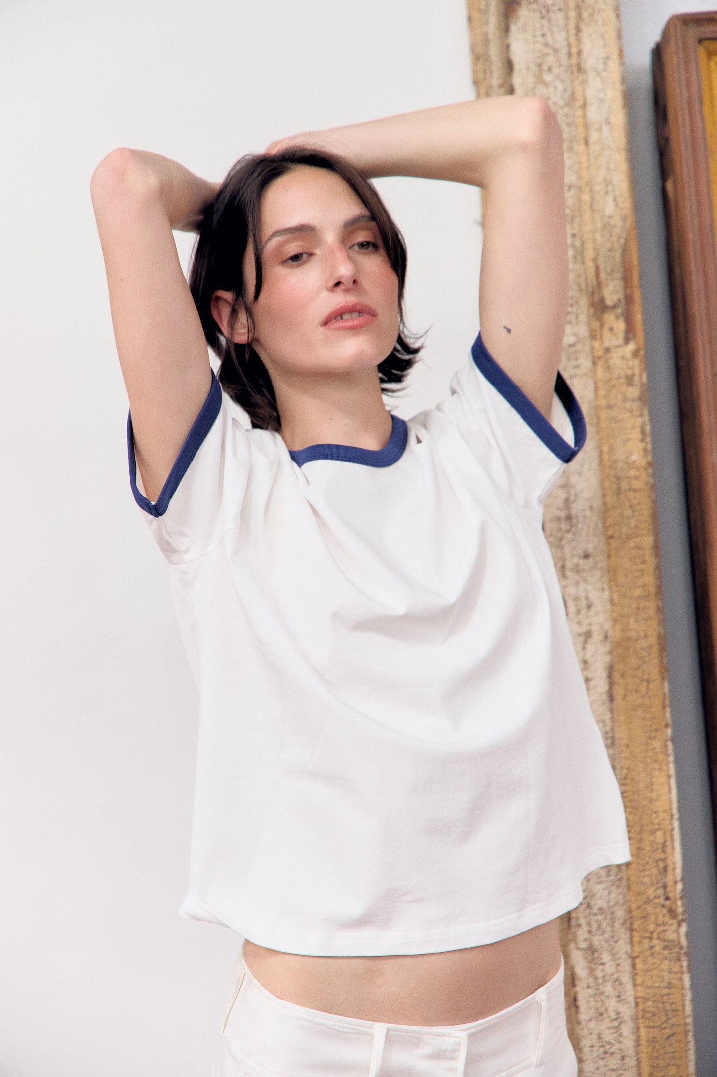 Camiseta de manga corta boxy fit Jane