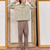 Pantalón fluido marrón bolsillo cuadrado Bobu