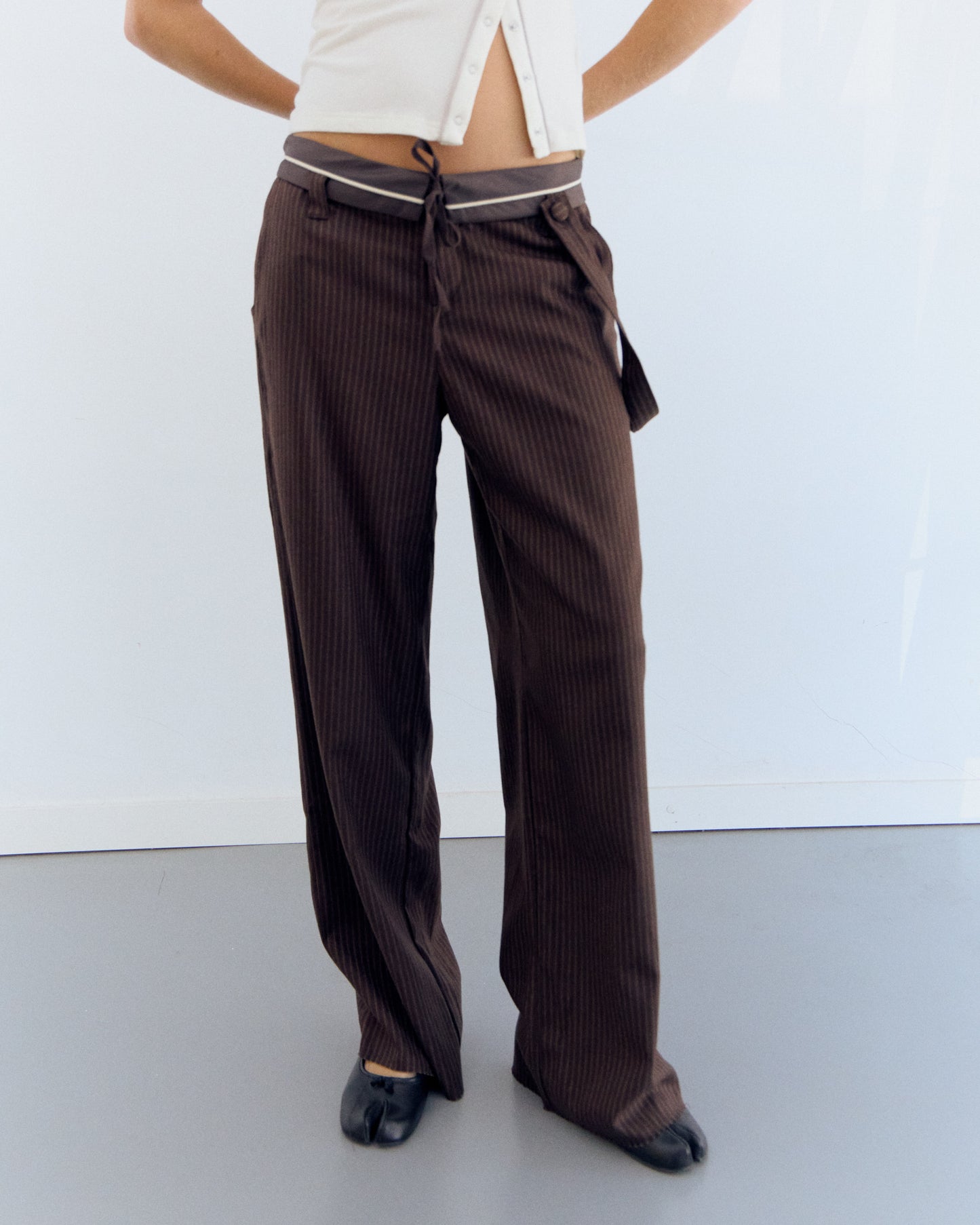 Pantalones raya diplomática oversize Yara