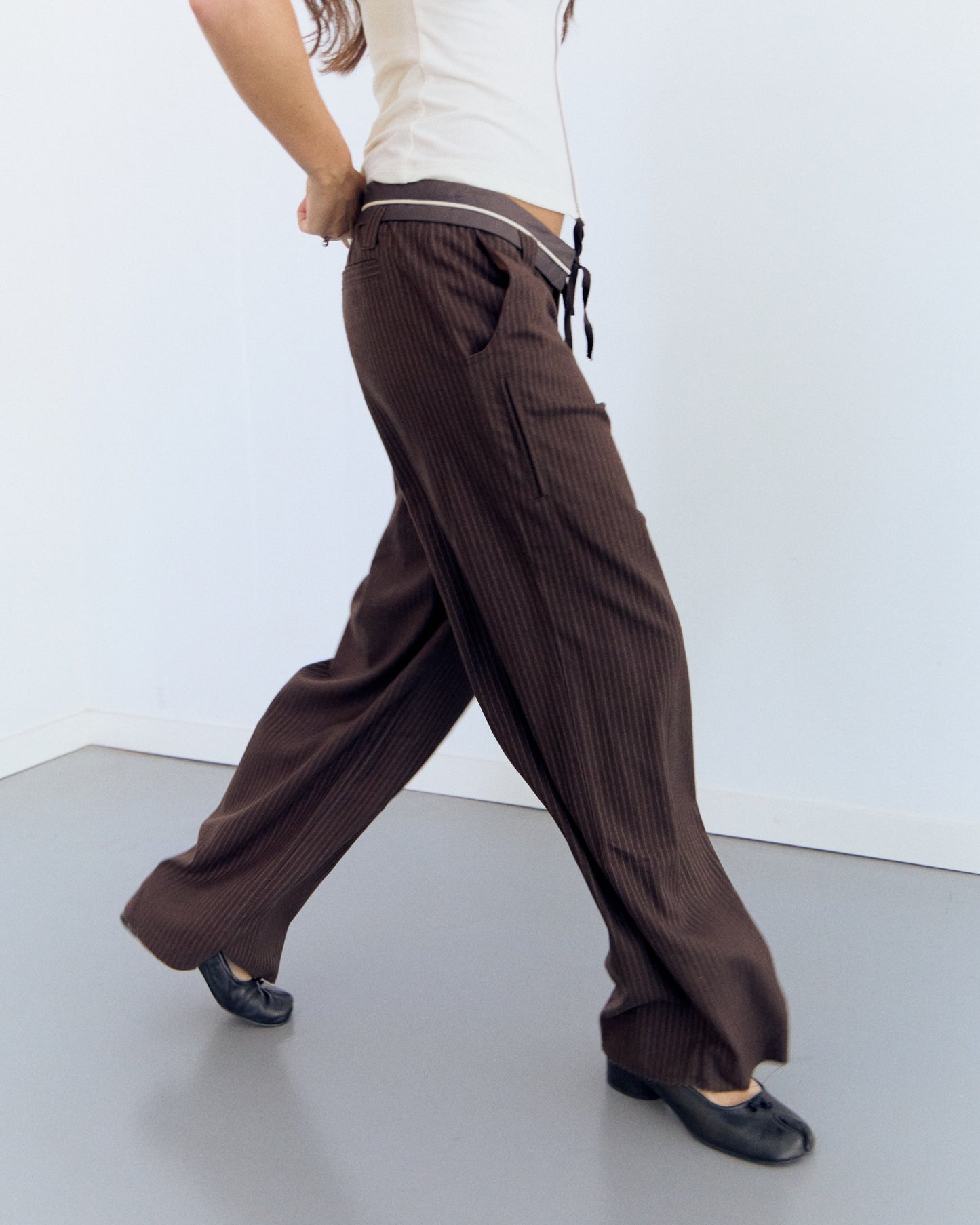 Pantalones raya diplomática oversize Yara