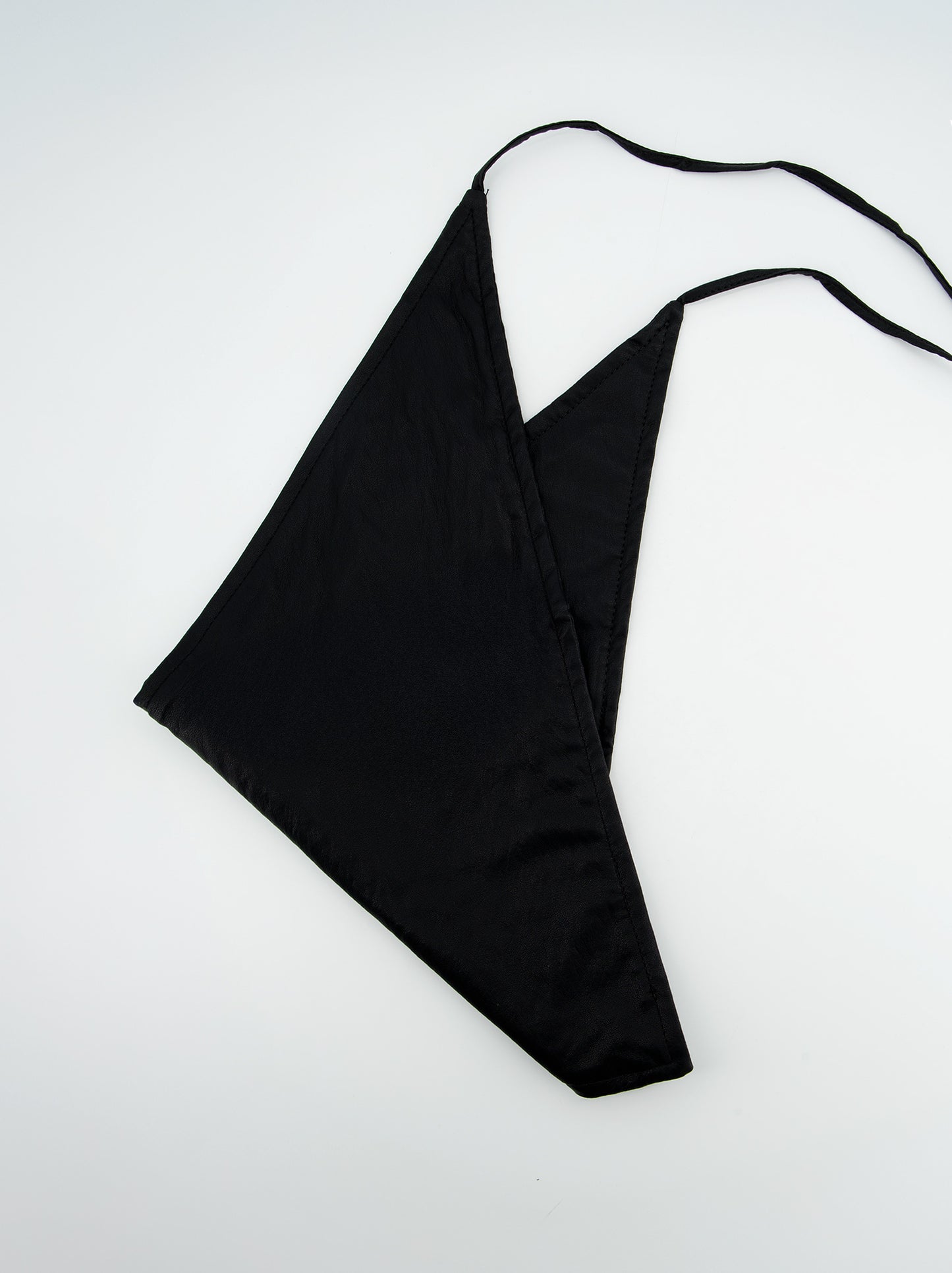 Pañuelo Multiposición Ajustable Efecto Piel Negro - Root