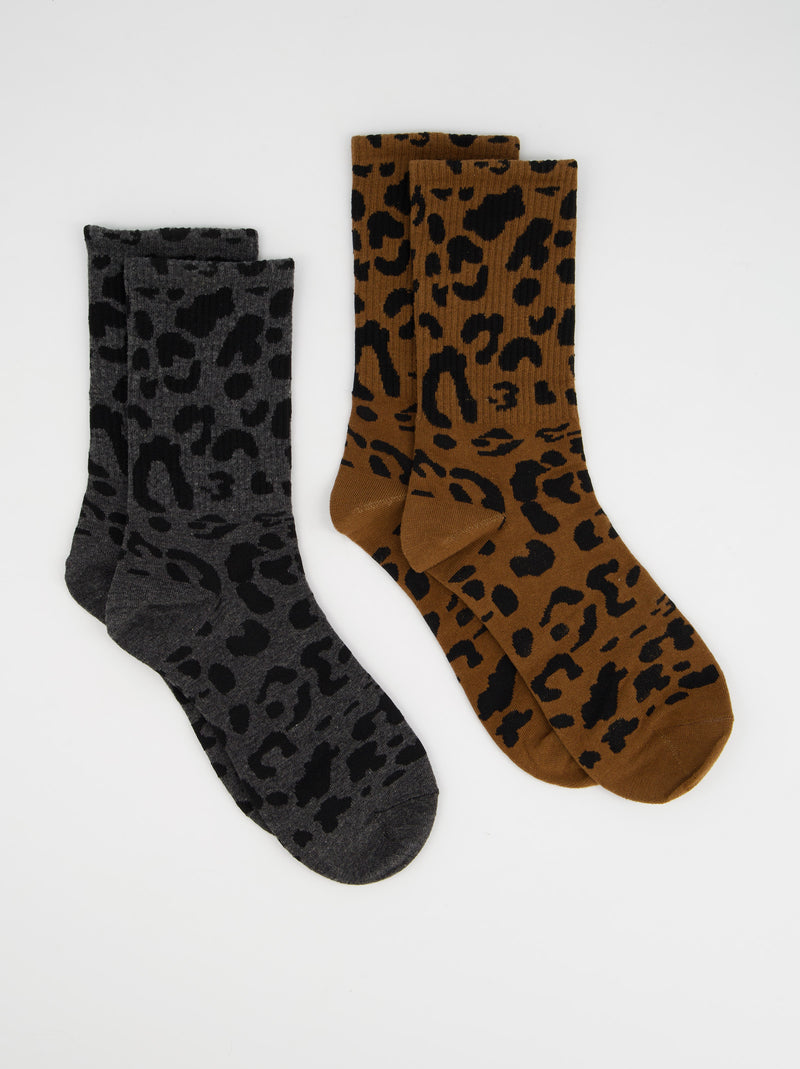 Pack de calcetines animal print - ULK Leopard