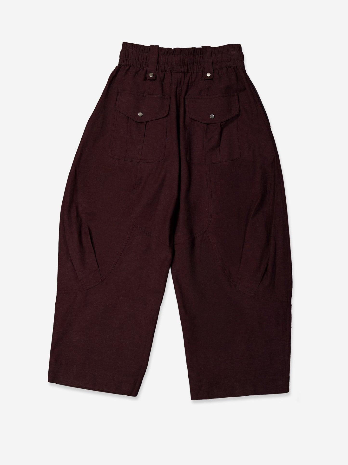 Pantalón Cargo De Lino  Marrón - Nuca