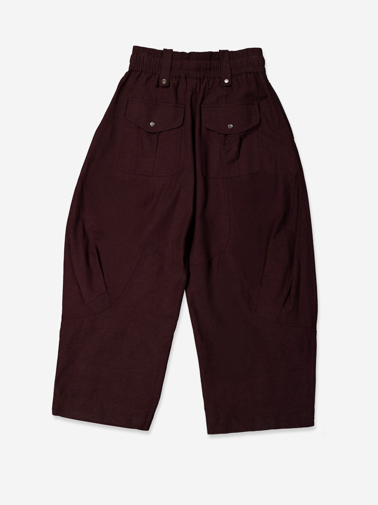 Pantalón Cargo De Lino  Marrón - Nuca