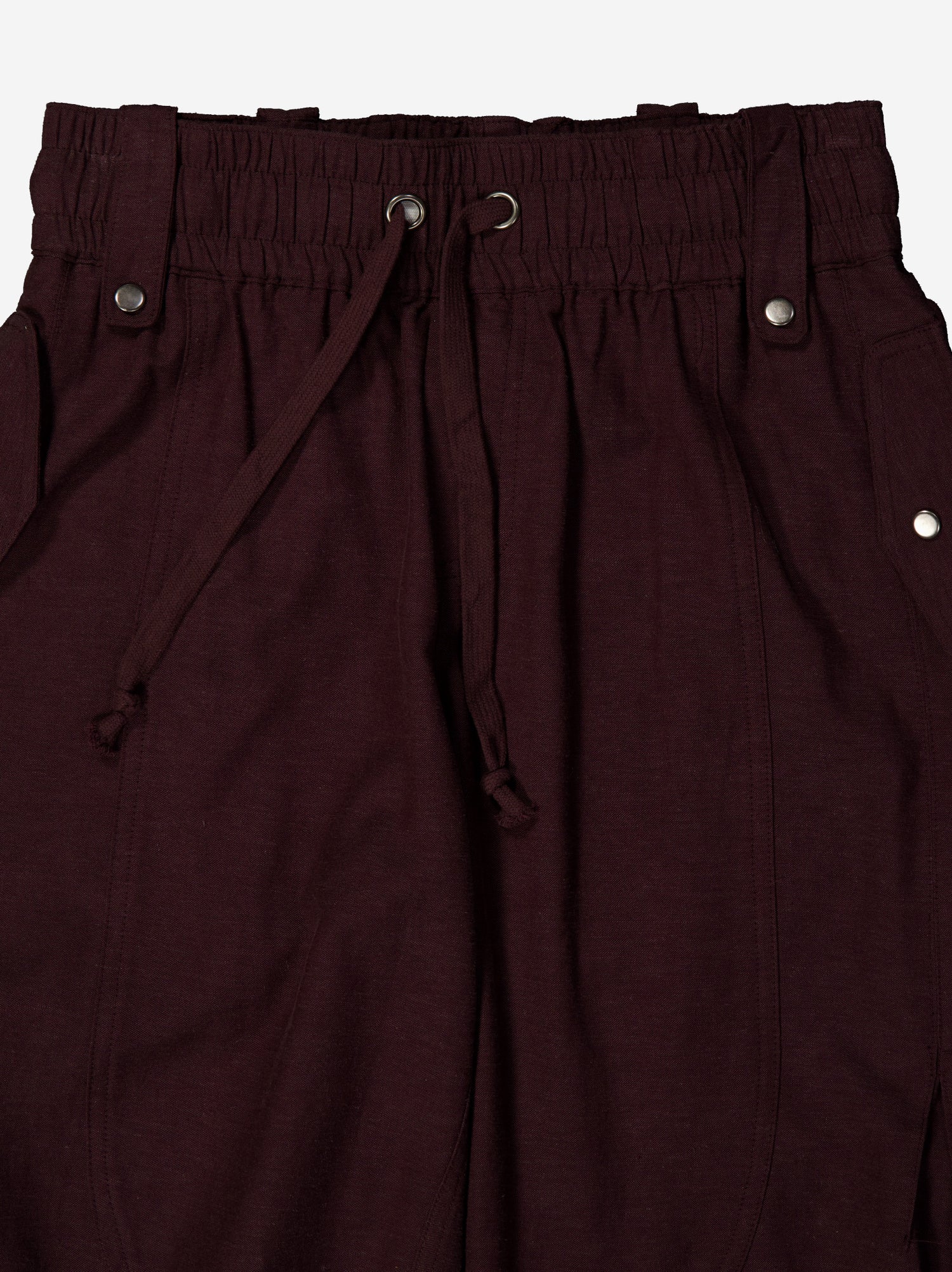 Pantalón Cargo De Lino  Marrón - Nuca